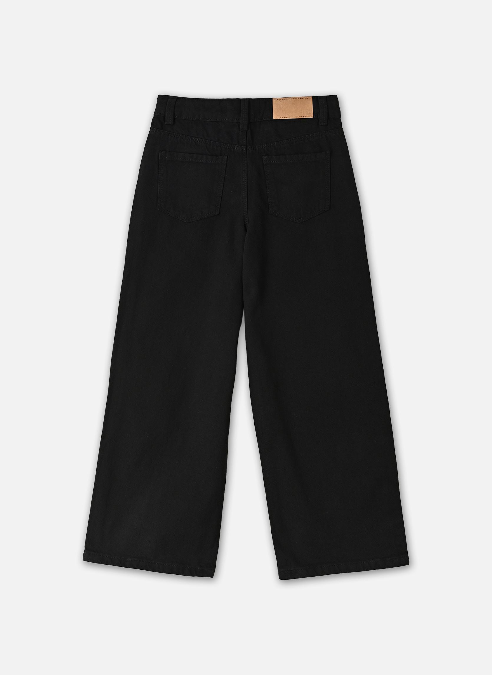 Pantalons PWIDECOLOR fille noir MADE BY Pantalons PWIDECOLOR fille noir NOIR