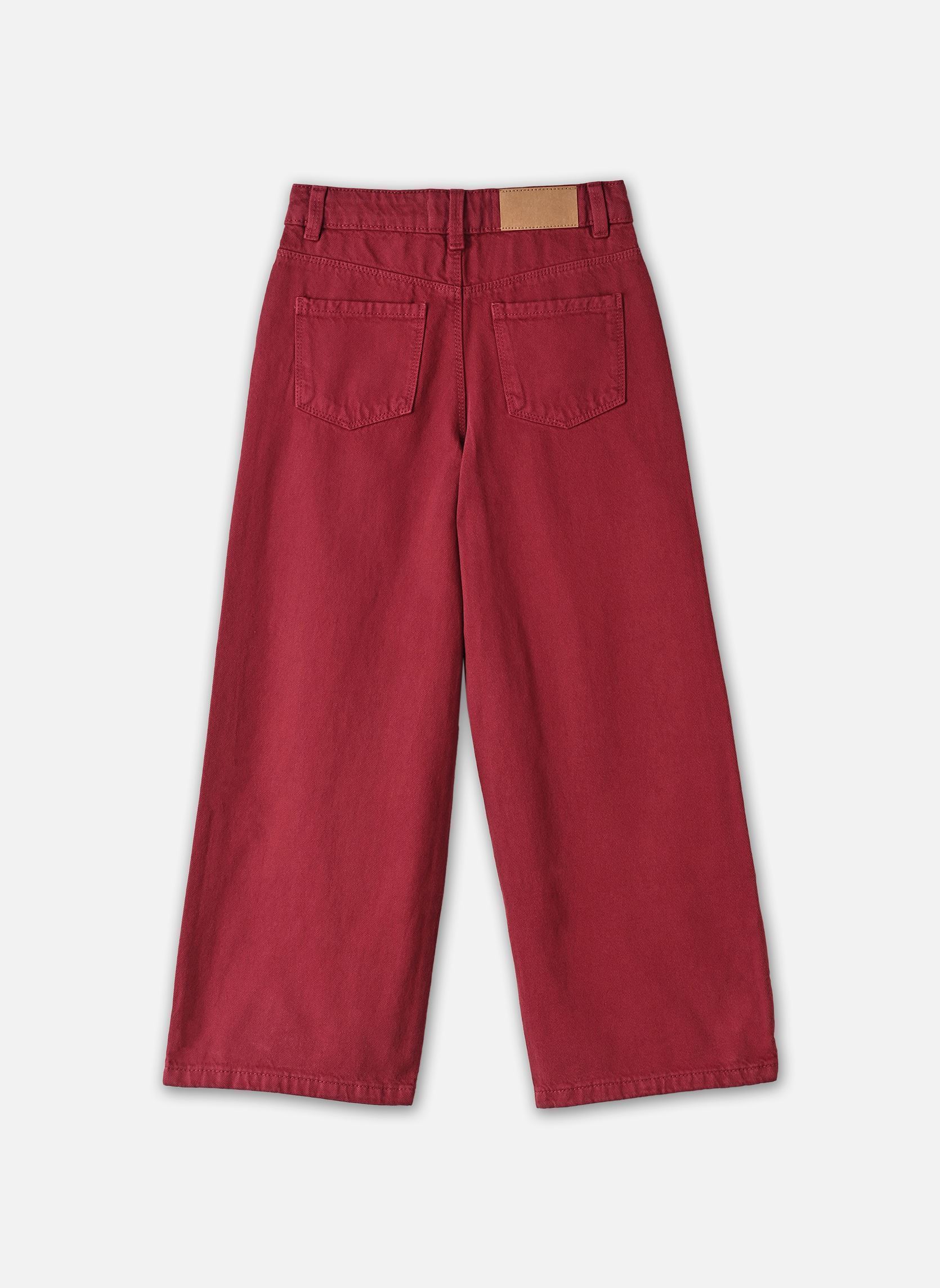 Pantalons PWIDECOLOR fille bordeaux MADE BY Pantalons PWIDECOLOR fille bordeaux BEAUJOLAISSWATCH