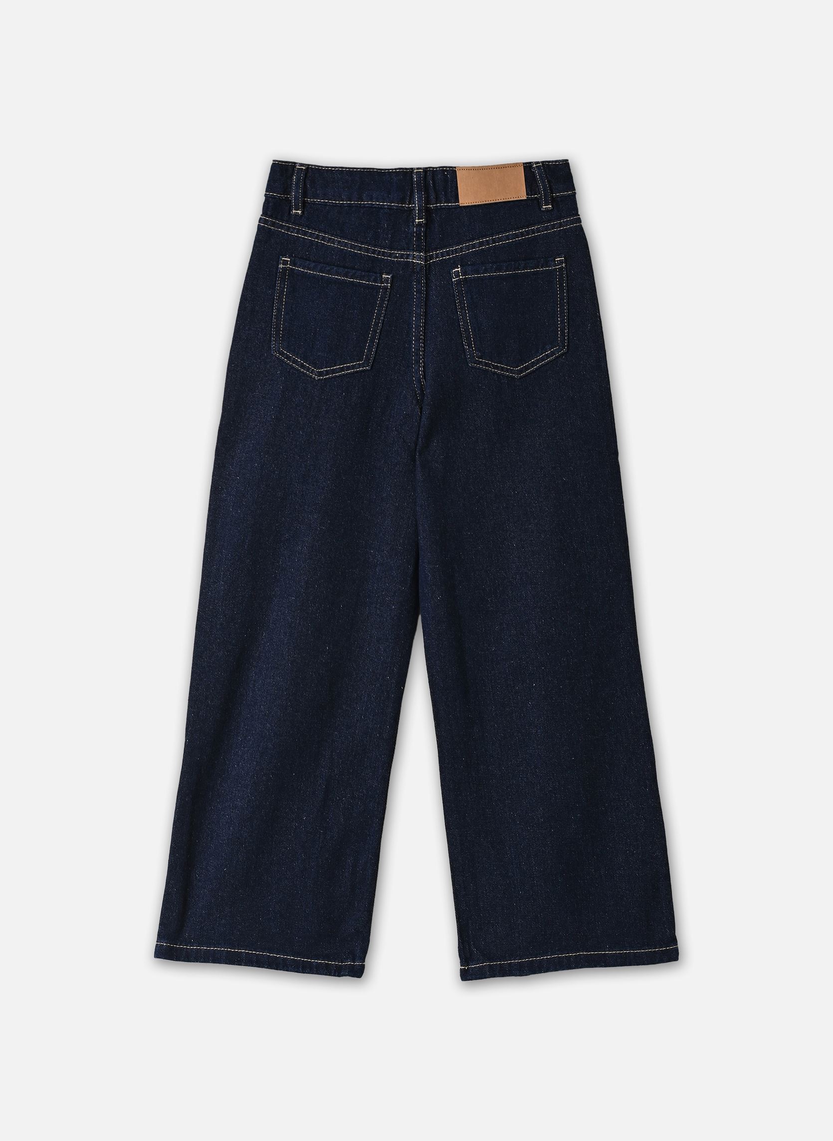 Jeans PJEAN-BRODERIE fille bleu MADE BY Jeans PJEAN-BRODERIE fille bleu DENIM BRUT