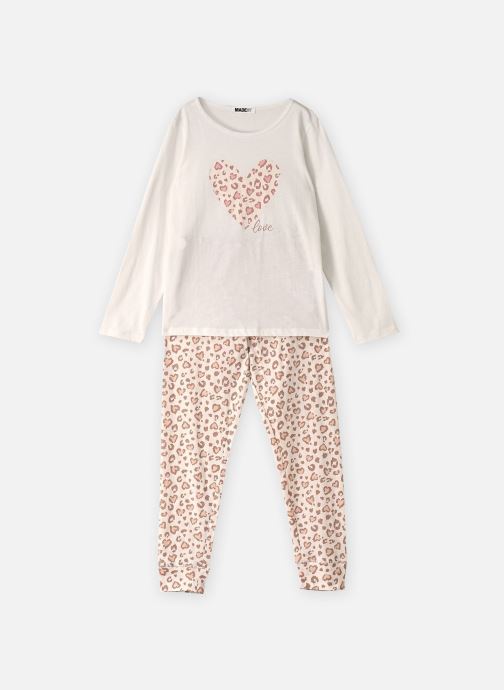 MADE BY Ensembles de pyjamas PYJELEO fille blanc
