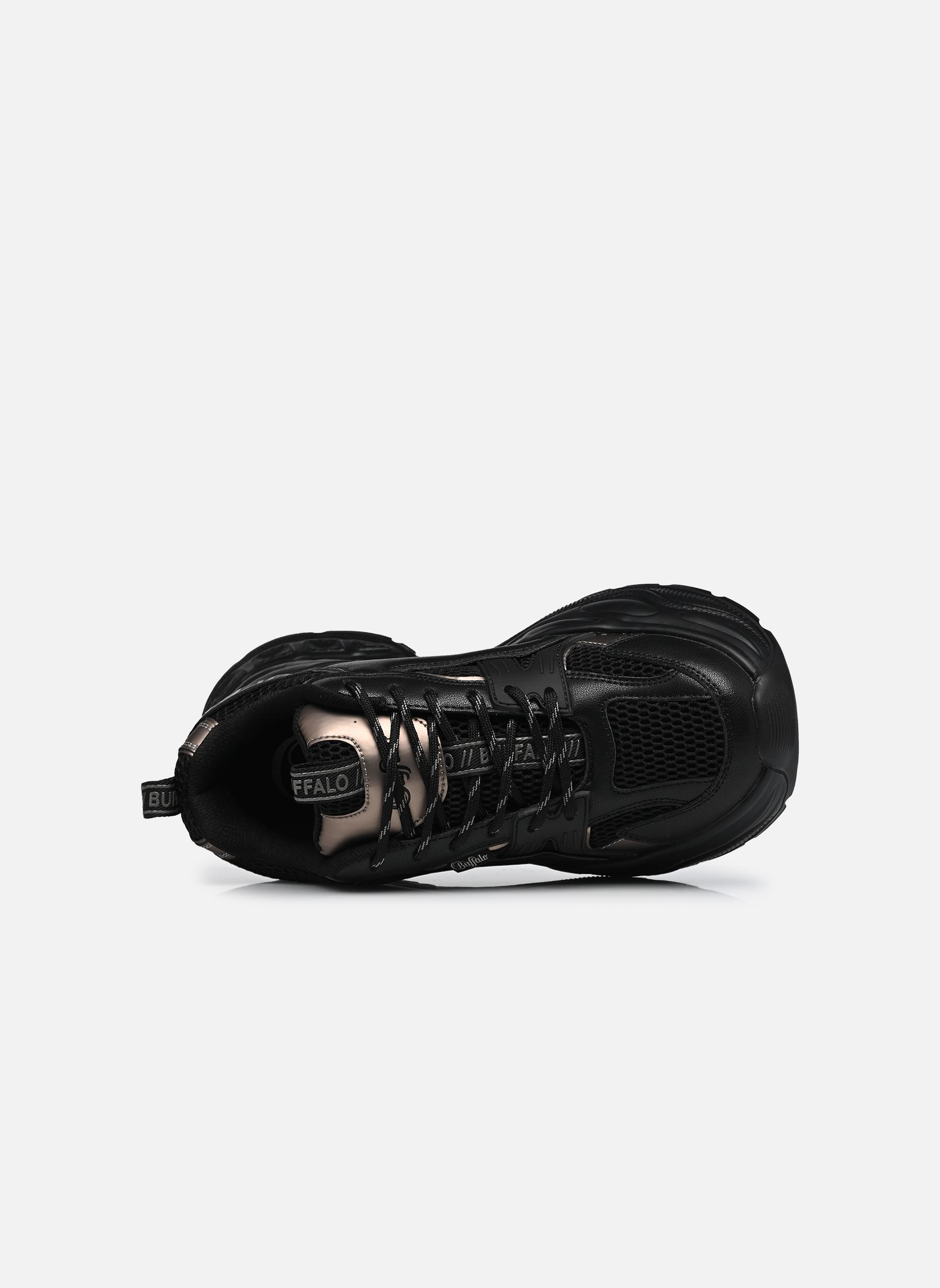 Baskets compensées Yuno One femme noir Buffalo Baskets compensées Yuno One femme noir Black/pewter