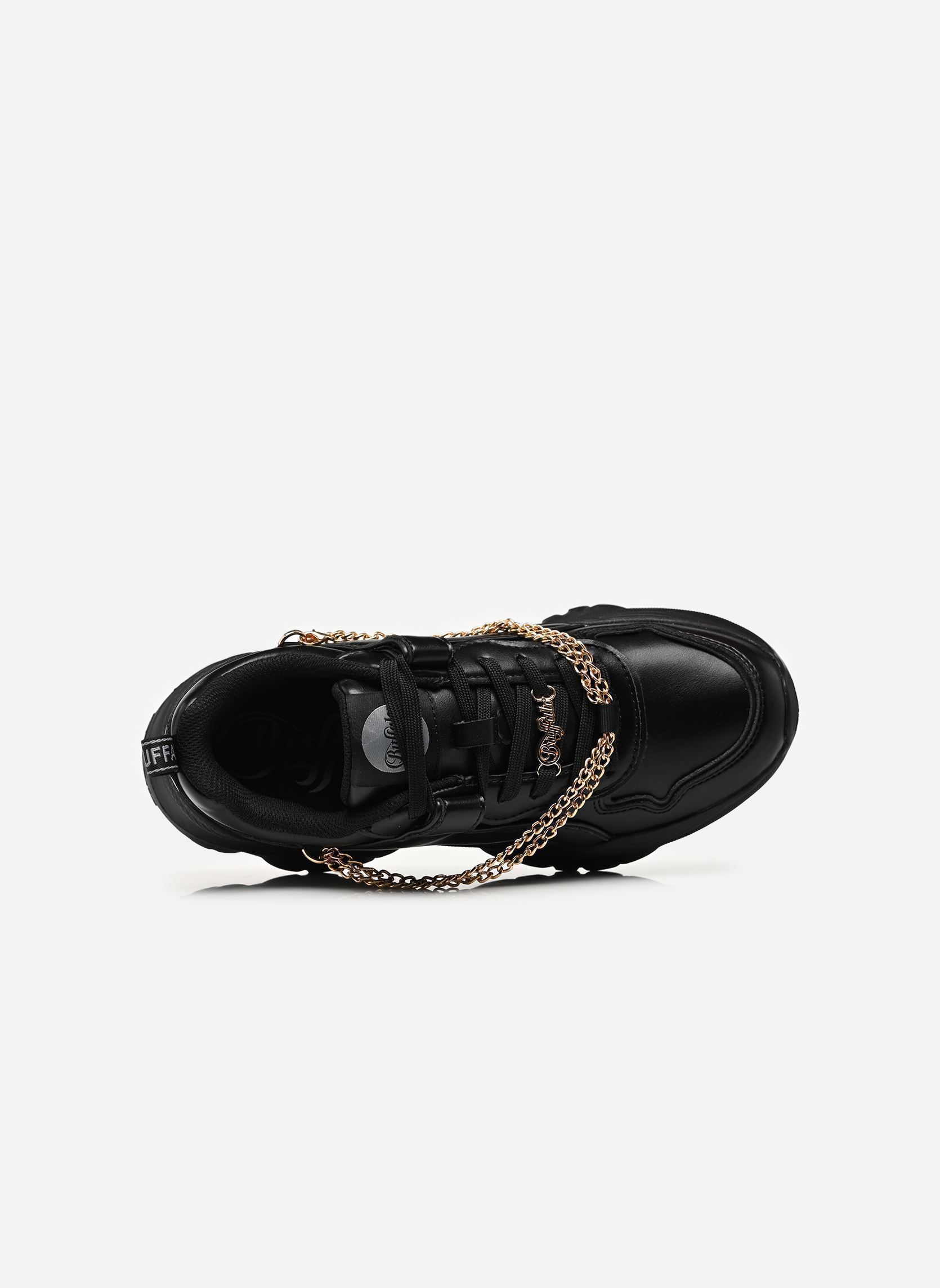 Baskets compensées Bliss Chain femme noir Buffalo Baskets compensées Bliss Chain femme noir Black/gold