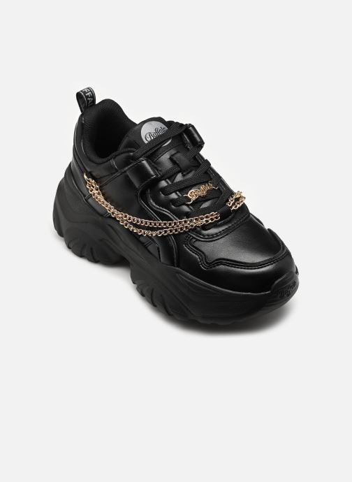 Buffalo Baskets compensées Bliss Chain femme noir