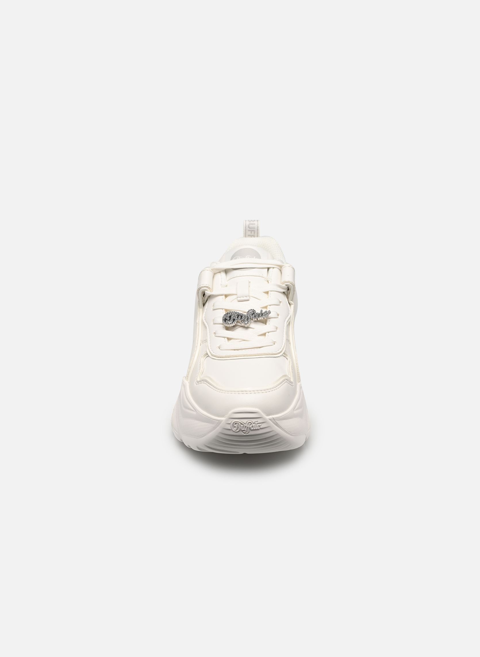 Baskets compensées Bliss Spark femme blanc Buffalo Baskets compensées Bliss Spark femme blanc White