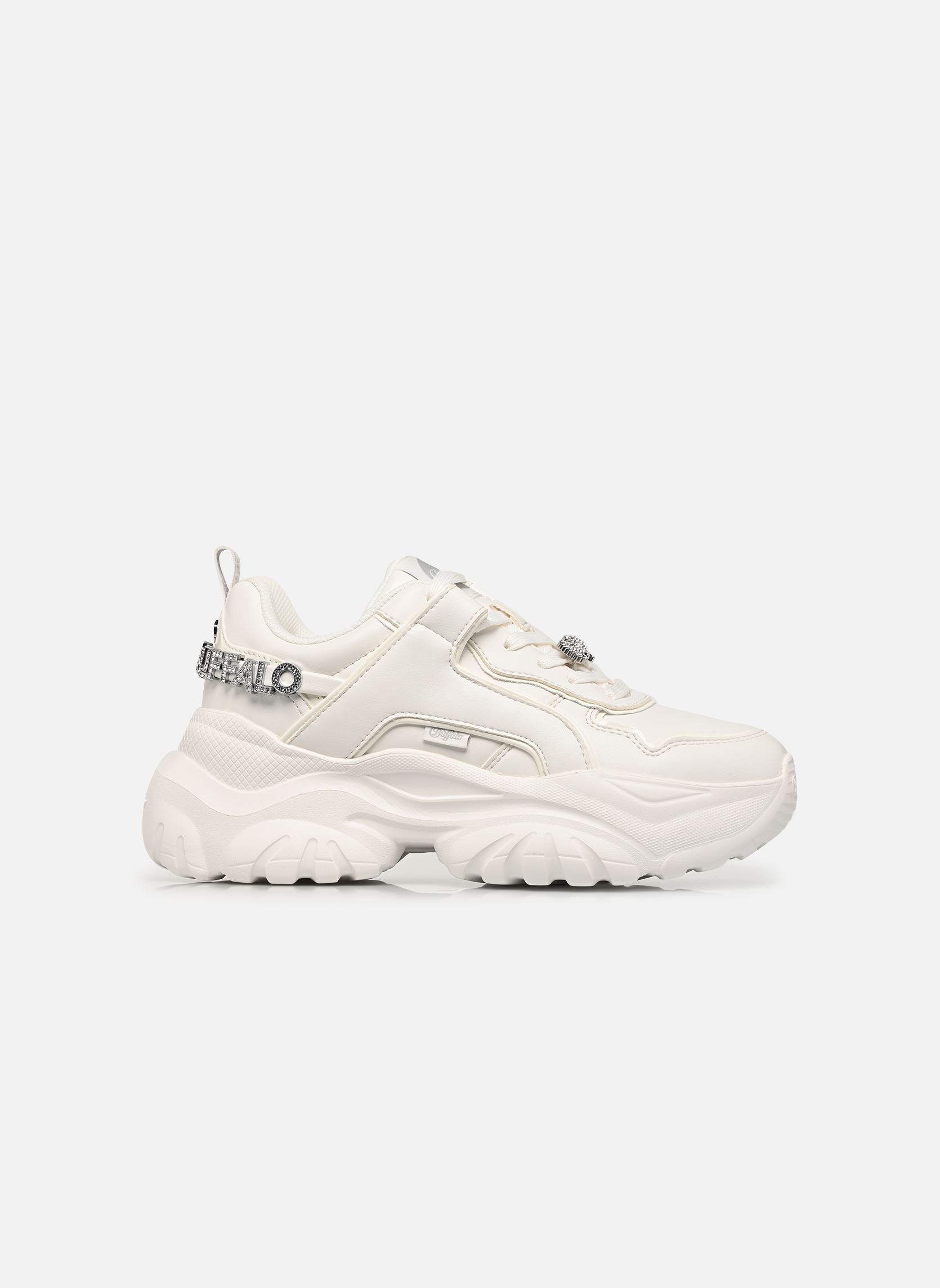 Baskets compensées Bliss Spark femme blanc Buffalo Baskets compensées Bliss Spark femme blanc White
