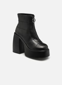 Enkellaarzen en boots Heart Front Zip dames zwart Buffalo Enkellaarzen en boots Heart Front Zip dames zwart Black