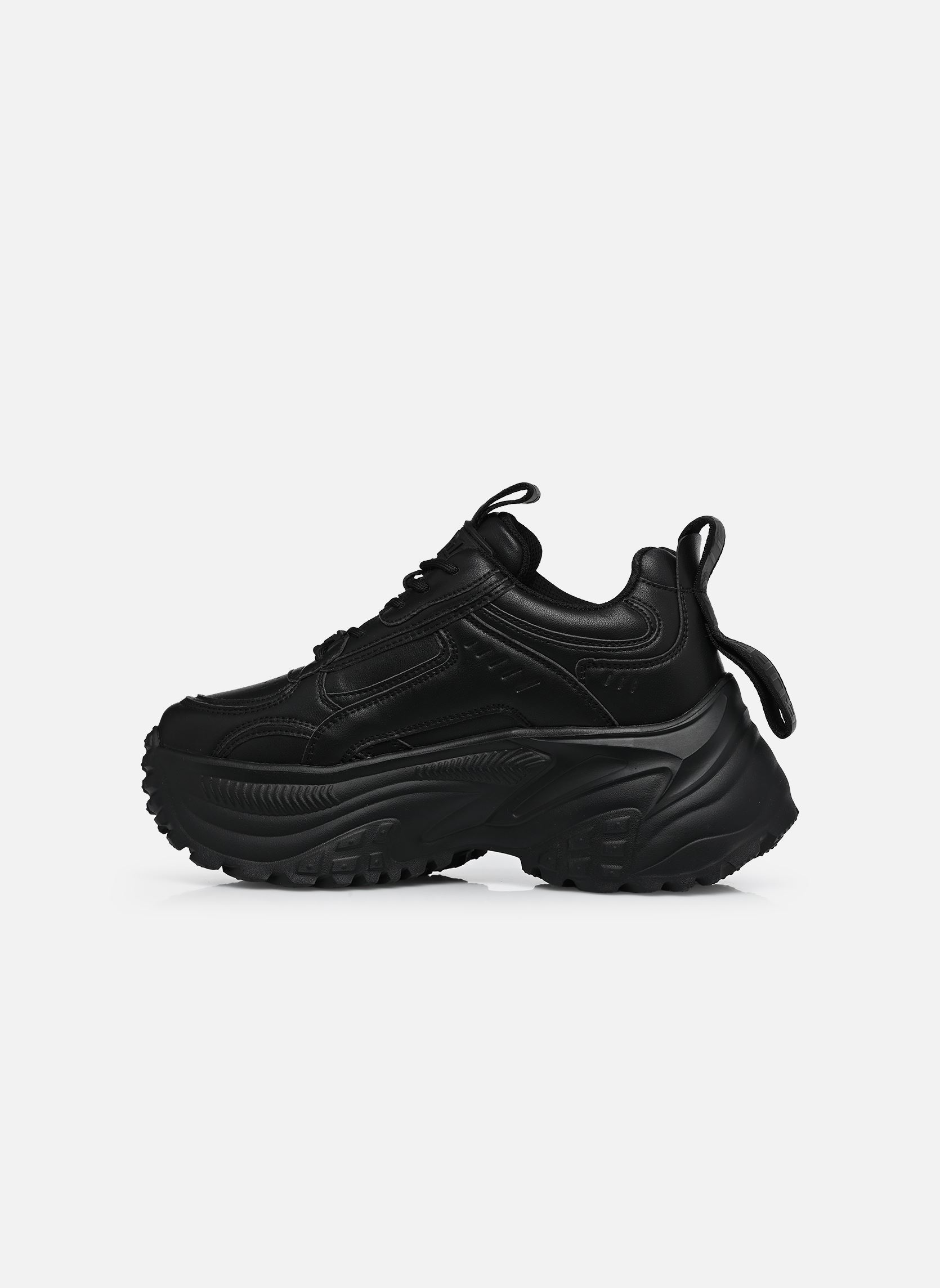 Baskets compensées Turbo One femme noir Buffalo Baskets compensées Turbo One femme noir Black