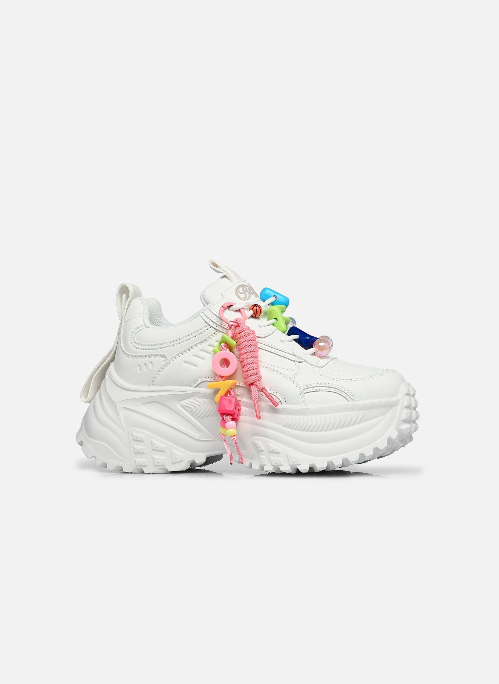 Plateau-Sneaker Turbo Fun damen weiß Buffalo Plateau-Sneaker Turbo Fun damen weiß WHITE/MULTI