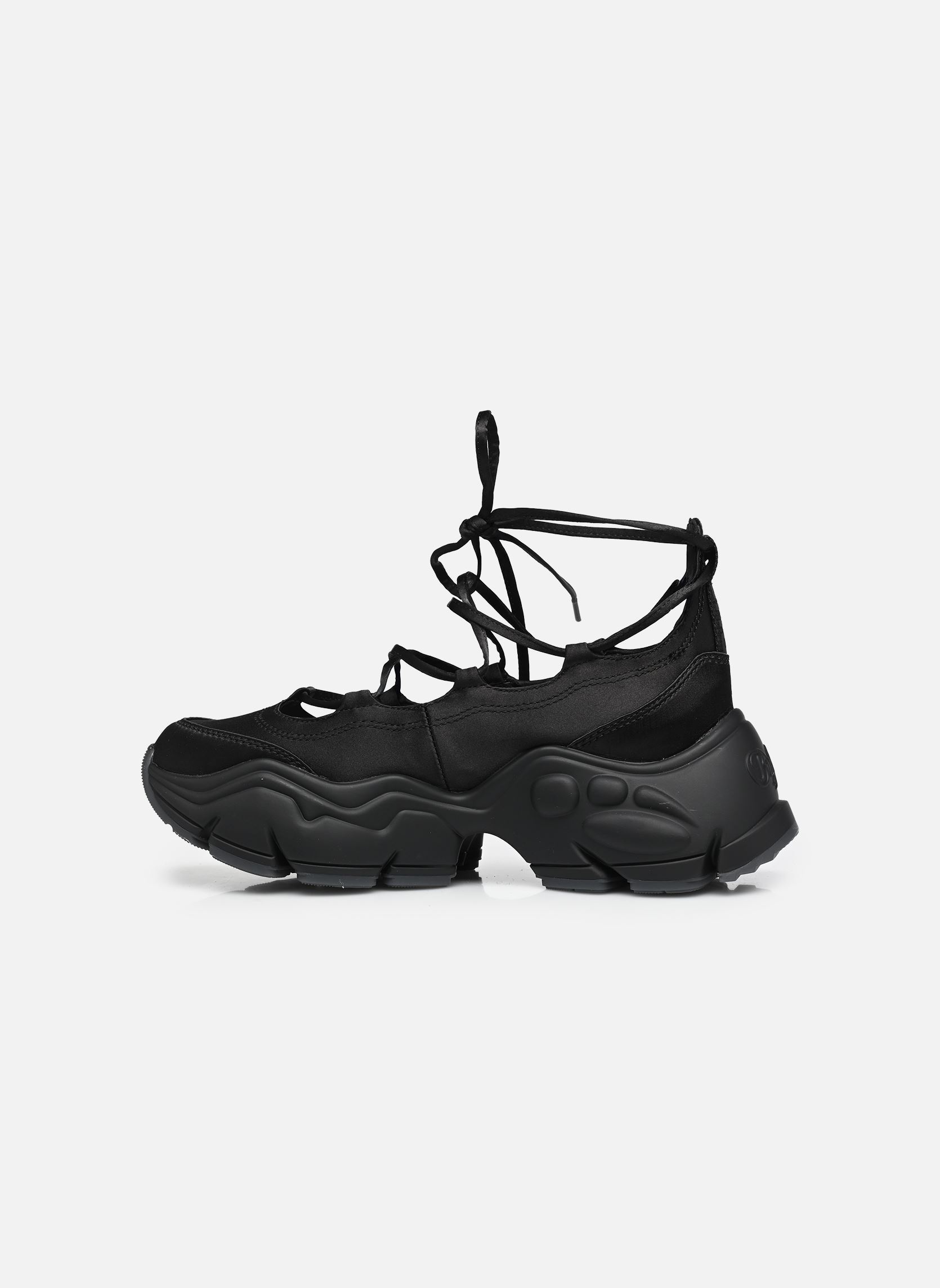 Klassische Ballerinas Binary Ghillie damen schwarz Buffalo Klassische Ballerinas Binary Ghillie damen schwarz BLACK