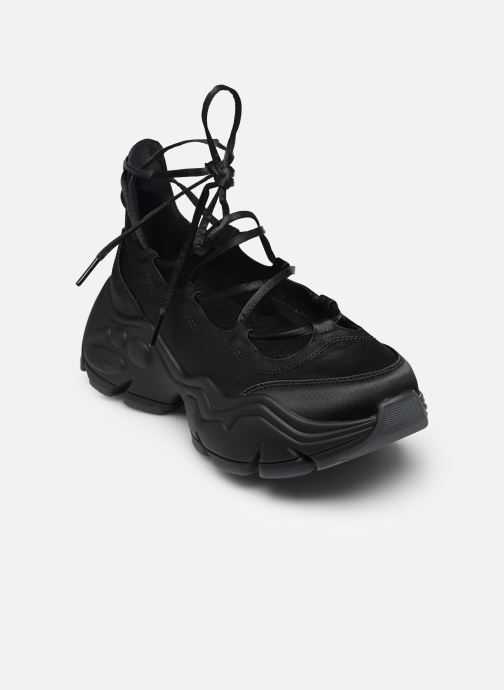 Buffalo Ballerines classiques Binary Ghillie femme noir