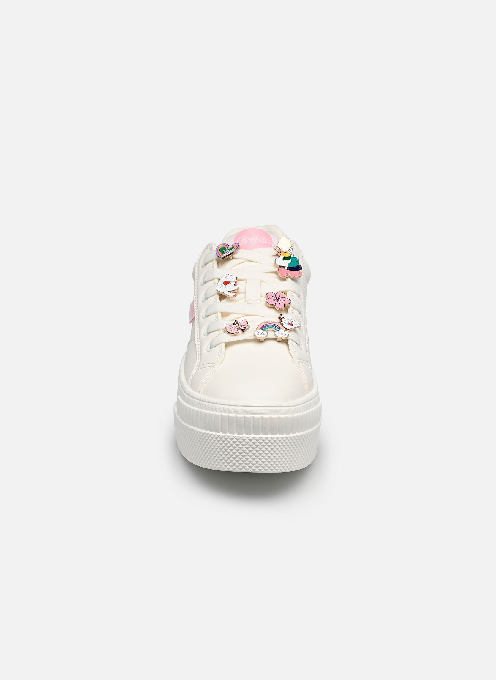 Sleehak sneakers Paired Charms 2.0 dames wit Buffalo Sleehak sneakers Paired Charms 2.0 dames wit WHITE/MULTI