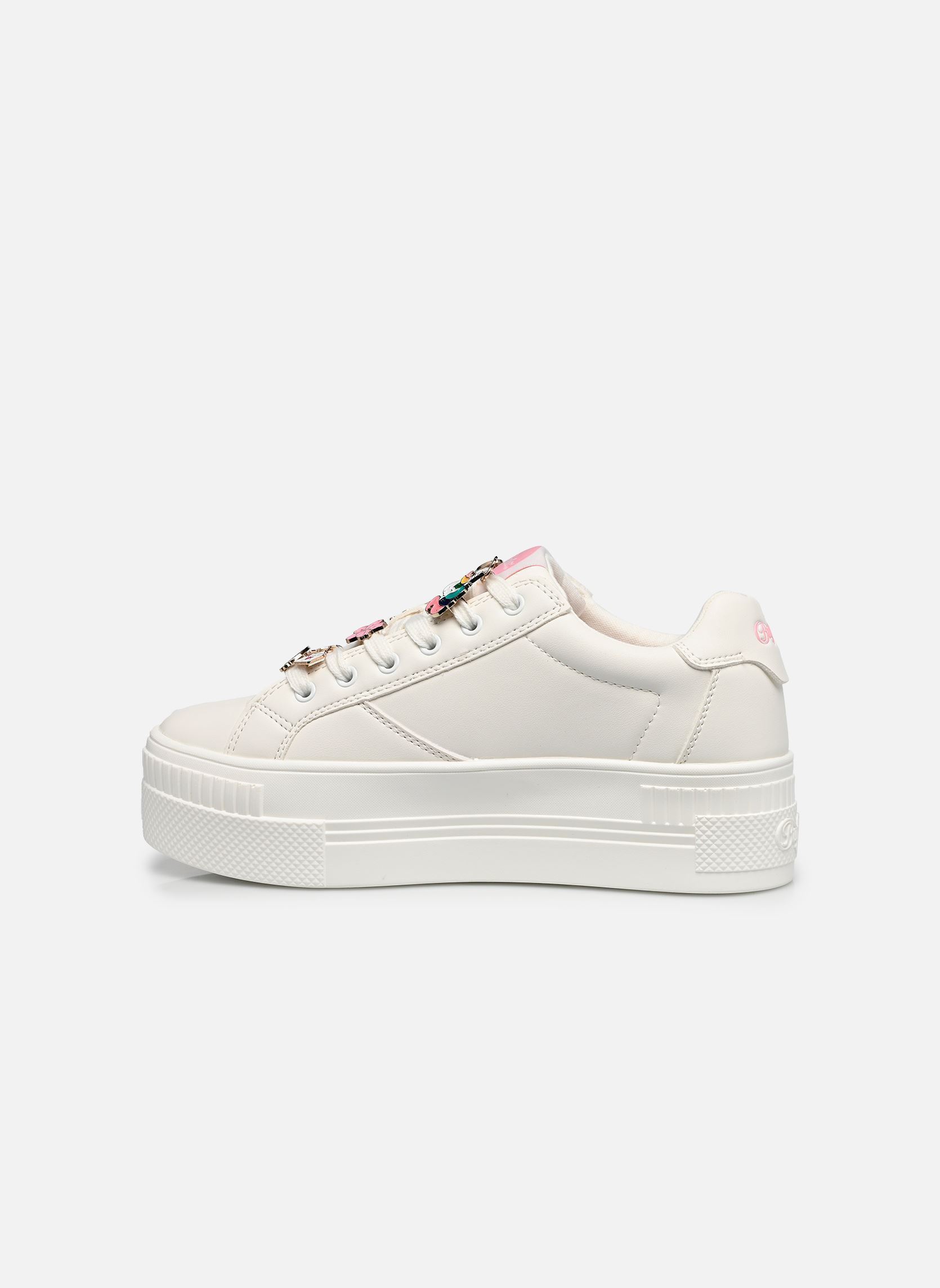 Sleehak sneakers Paired Charms 2.0 dames wit Buffalo Sleehak sneakers Paired Charms 2.0 dames wit WHITE/MULTI