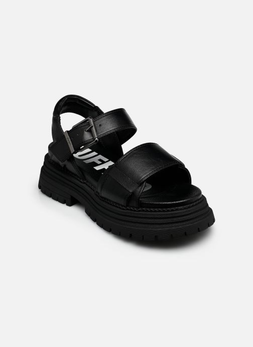 Buffalo Platte sandalen Lennox Sandal dames zwart