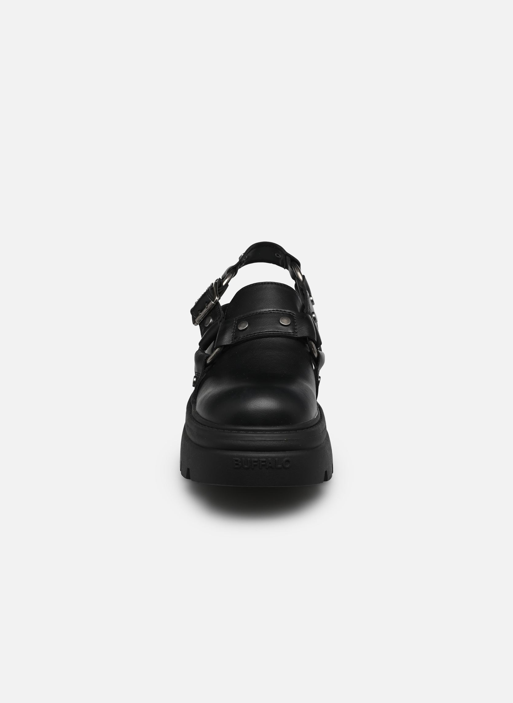 Derbys Vega Clog Buckle damen schwarz Buffalo Derbys Vega Clog Buckle damen schwarz Black