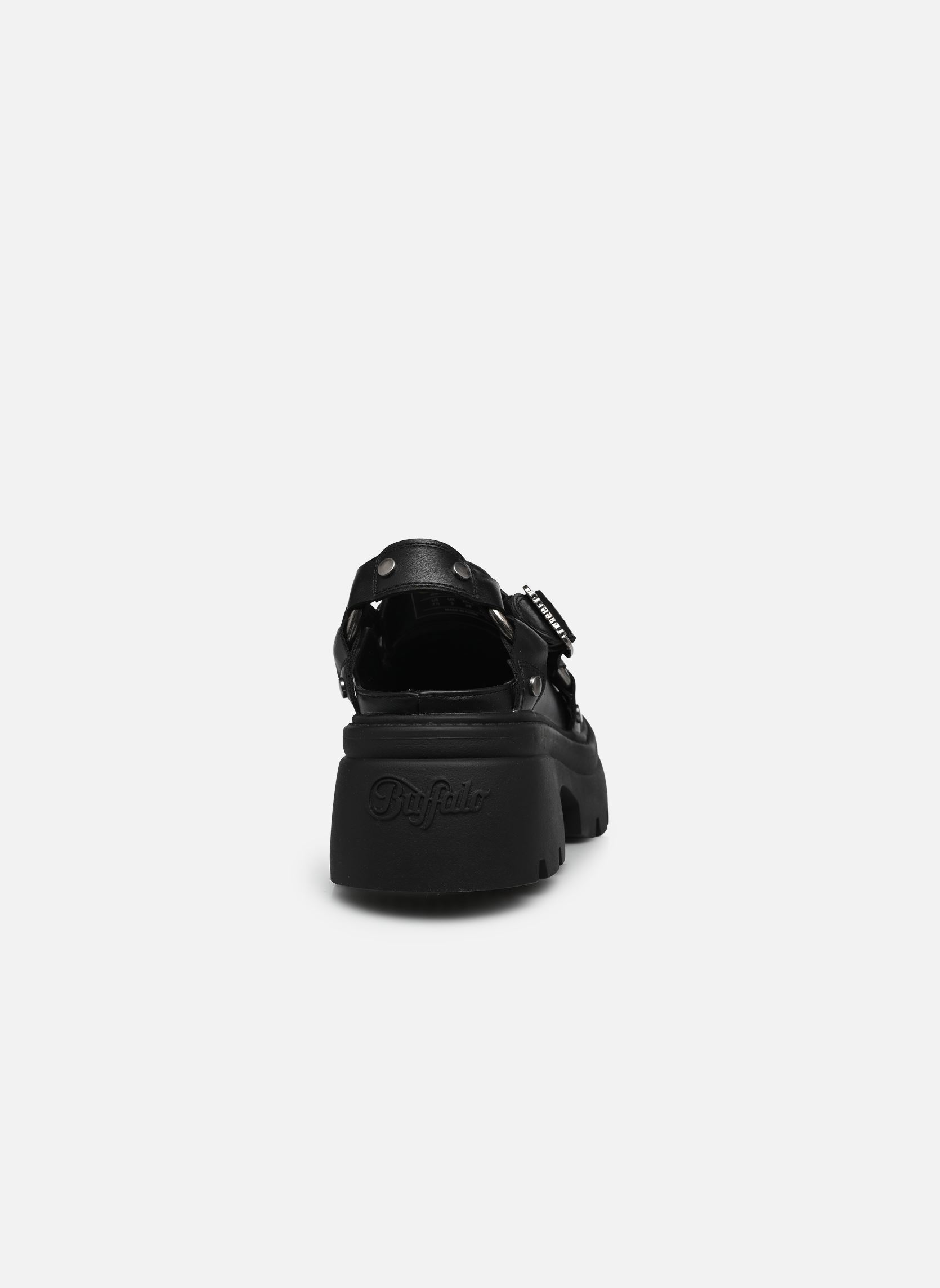 Derbys Vega Clog Buckle damen schwarz Buffalo Derbys Vega Clog Buckle damen schwarz Black