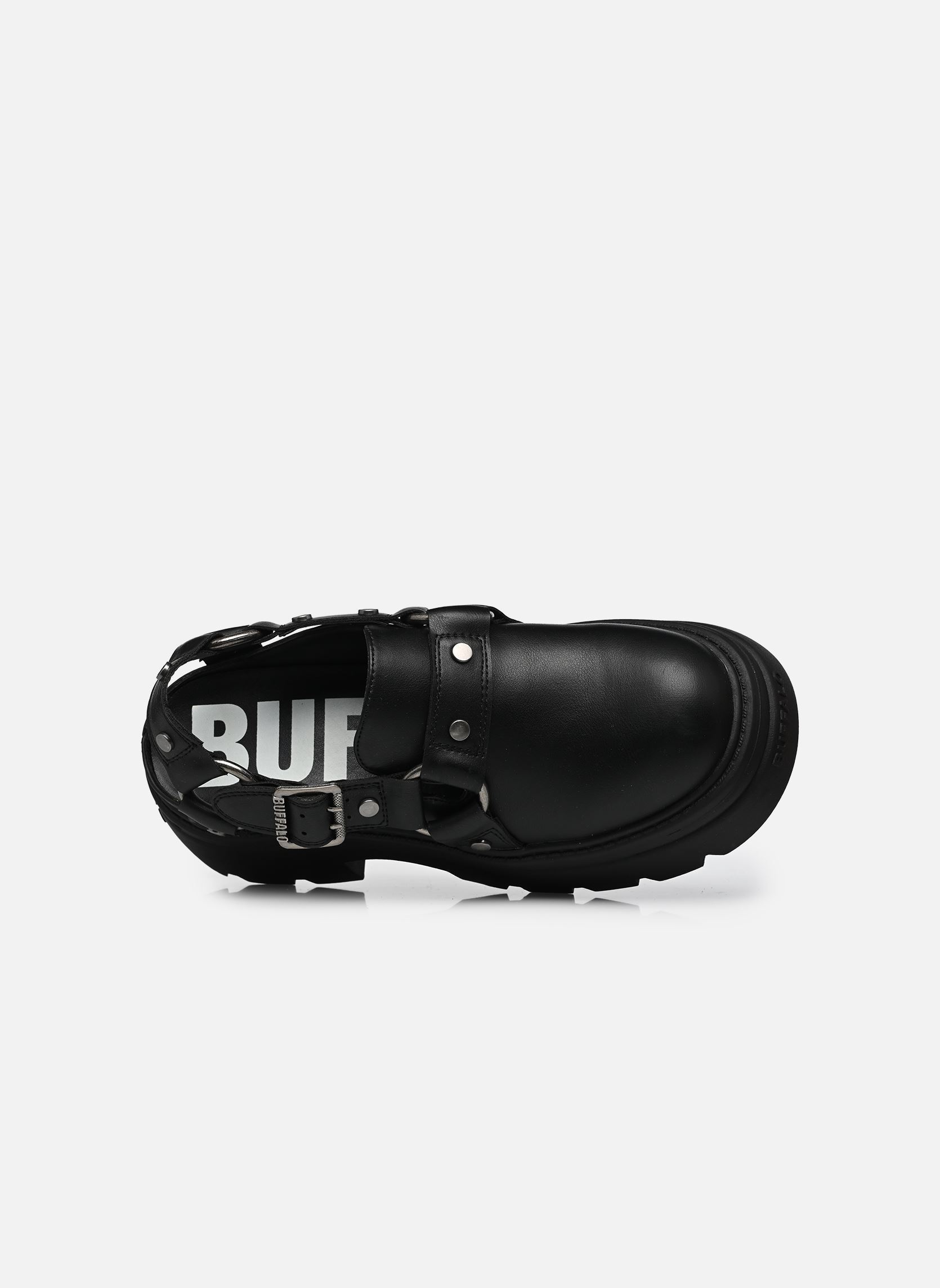 Derbys Vega Clog Buckle damen schwarz Buffalo Derbys Vega Clog Buckle damen schwarz Black