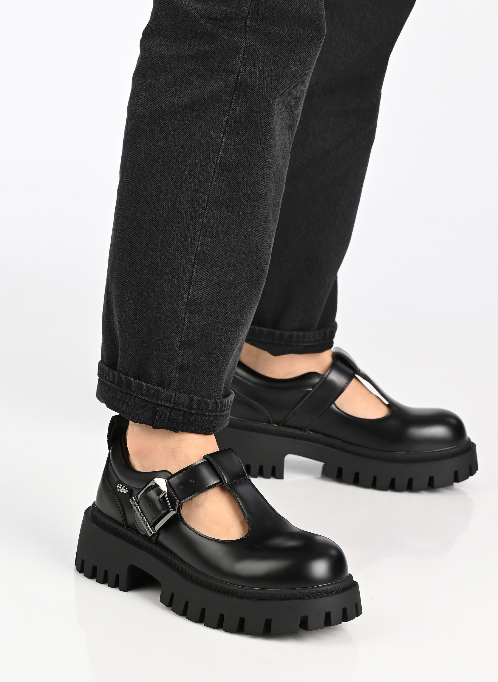 Stadsschoenen Surge Jane dames zwart Buffalo Stadsschoenen Surge Jane dames zwart Black
