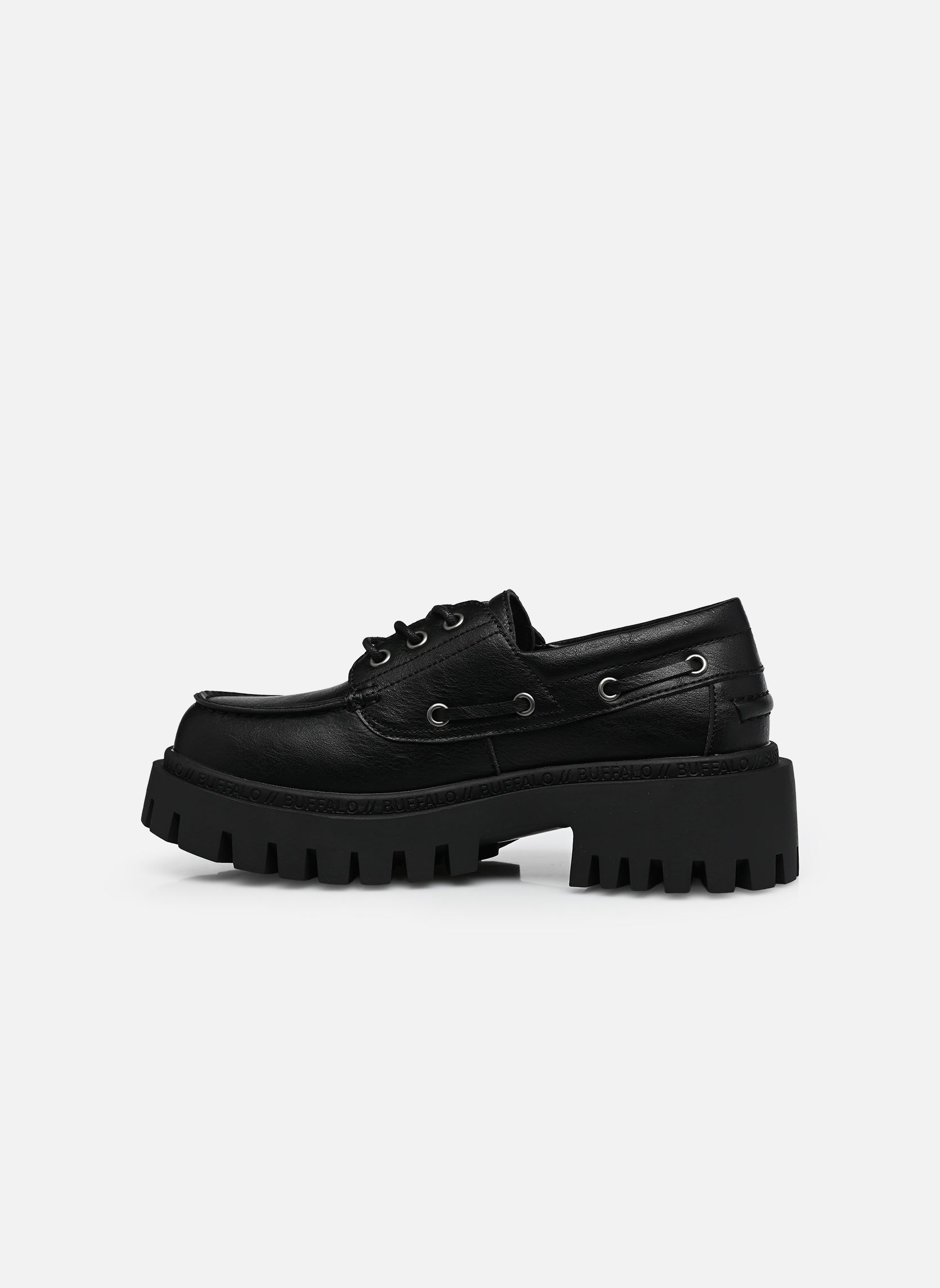 Bootschuhe Surge Boat damen schwarz Buffalo Bootschuhe Surge Boat damen schwarz Black