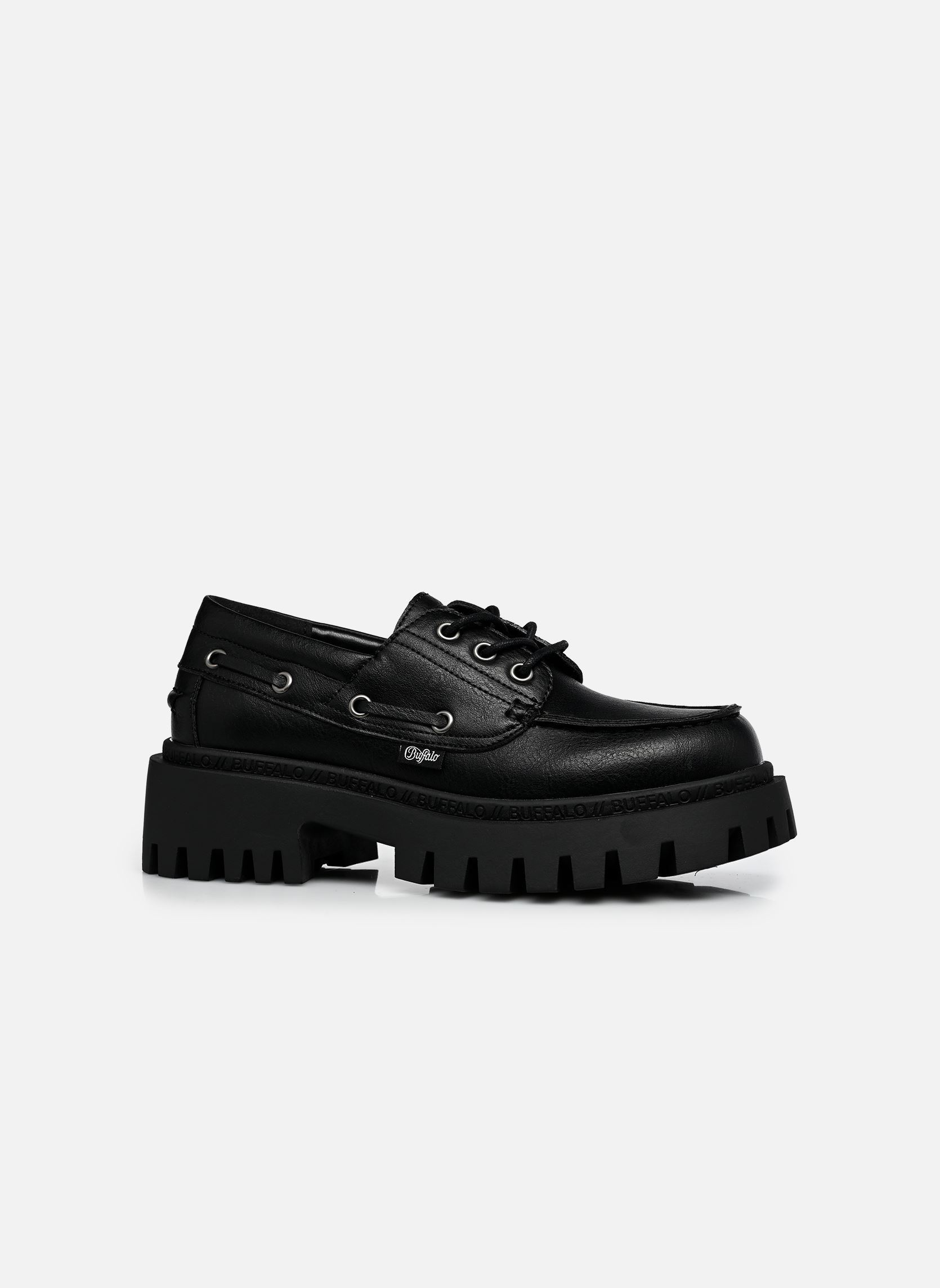 Bootschuhe Surge Boat damen schwarz Buffalo Bootschuhe Surge Boat damen schwarz Black