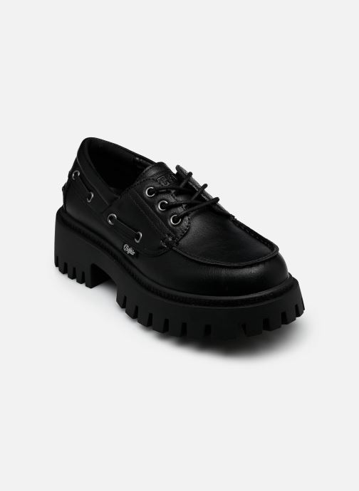 Buffalo Bootschoenen Surge Boat dames zwart