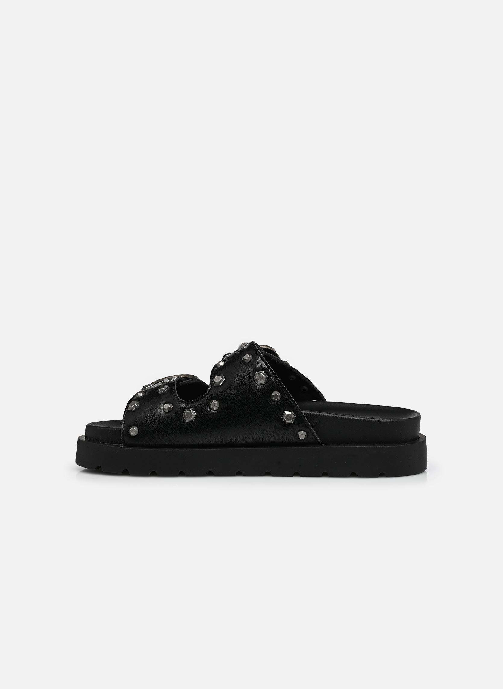 Pantoletten Raya Ari West damen schwarz Buffalo Pantoletten Raya Ari West damen schwarz Black