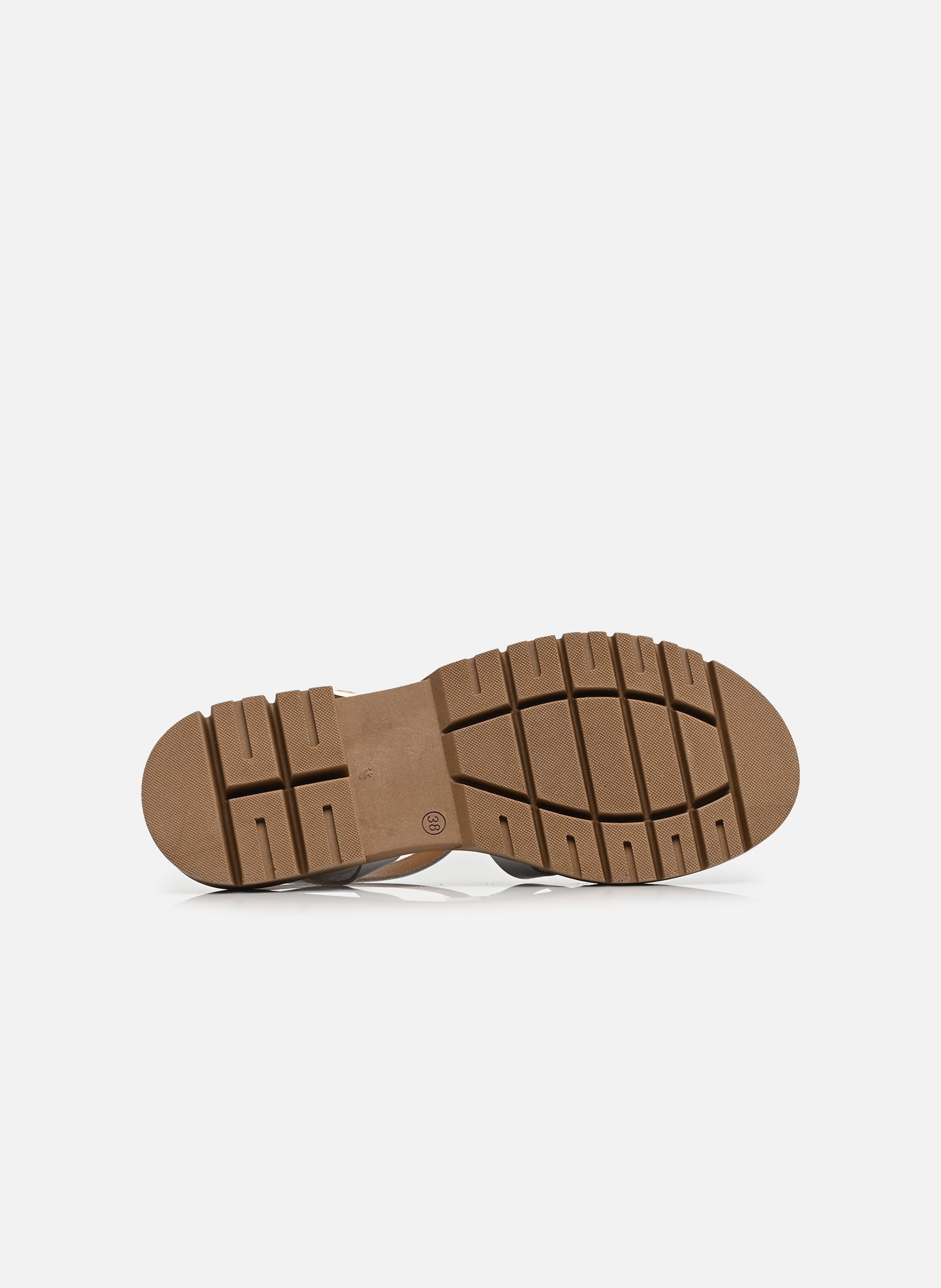 Sandalen met sleehak en plateau Clara Vitello dames wit Semerdjian Sandalen met sleehak en plateau Clara Vitello dames wit BIANCO
