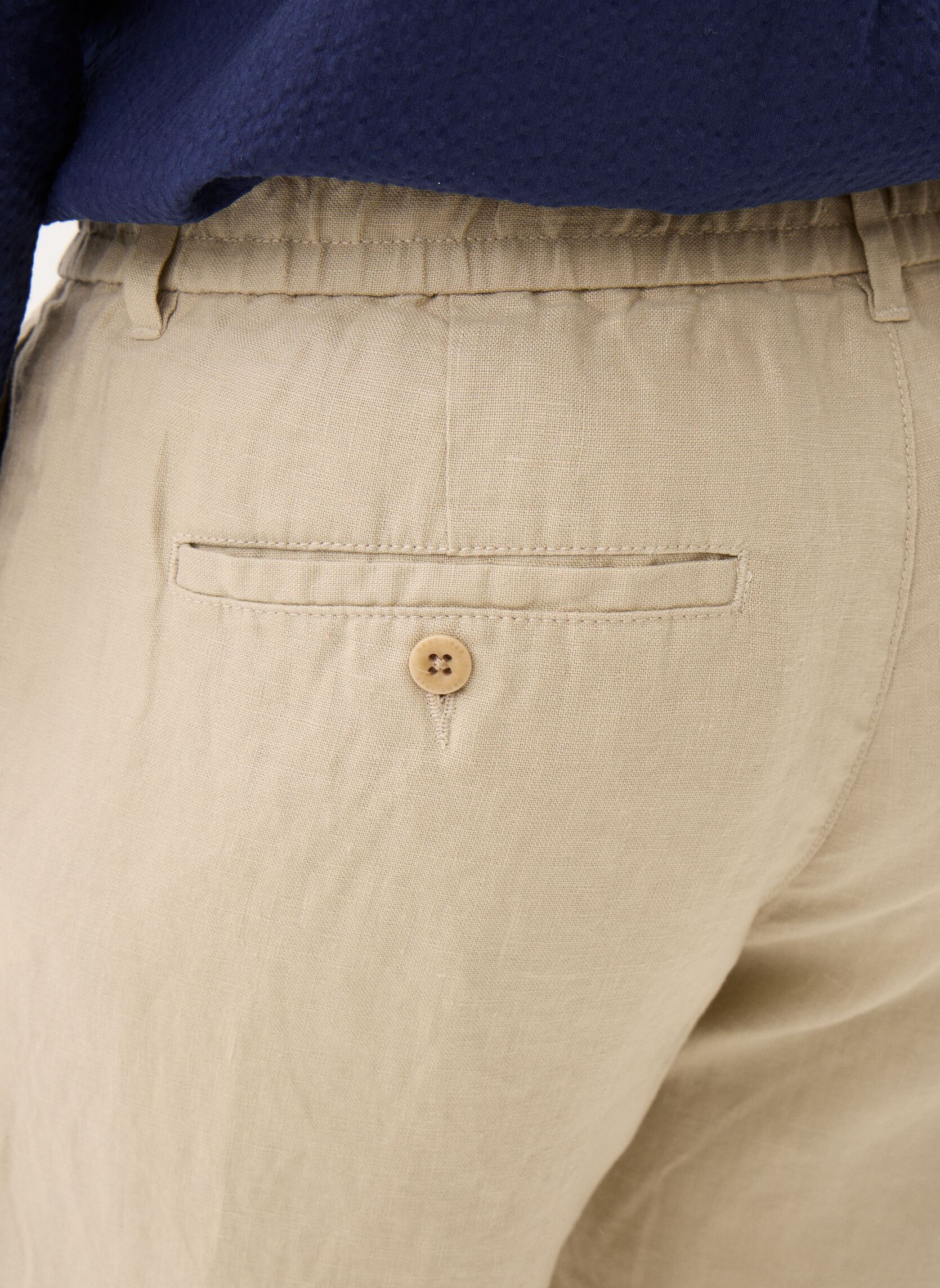 Pantalons droits Reg Linen Ds Pants homme beige GANT Pantalons droits Reg Linen Ds Pants homme beige OAT BEIGE