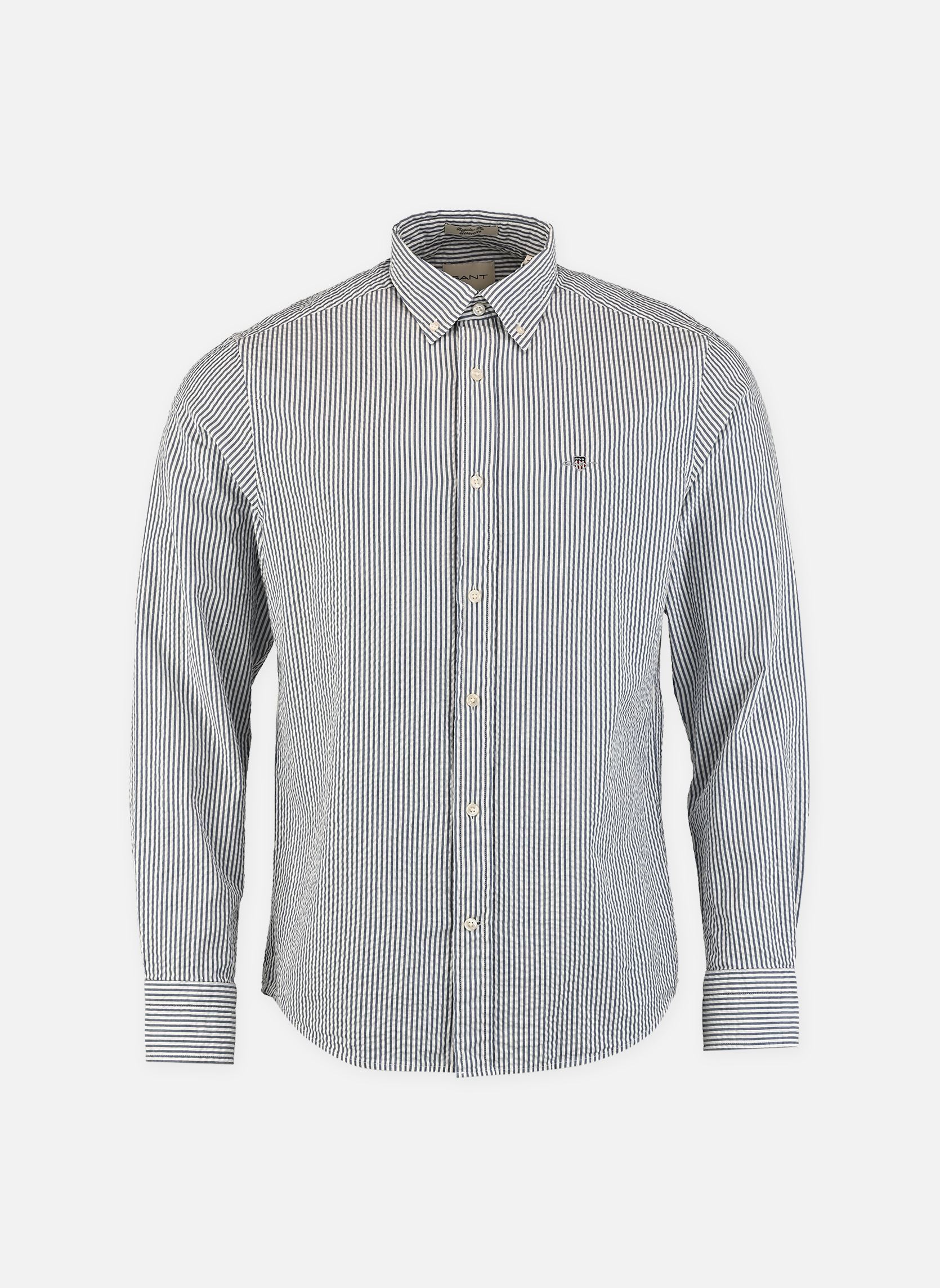 Vêtements GANT Reg Seersucker Stripe Shirt pour Homme - vue 1