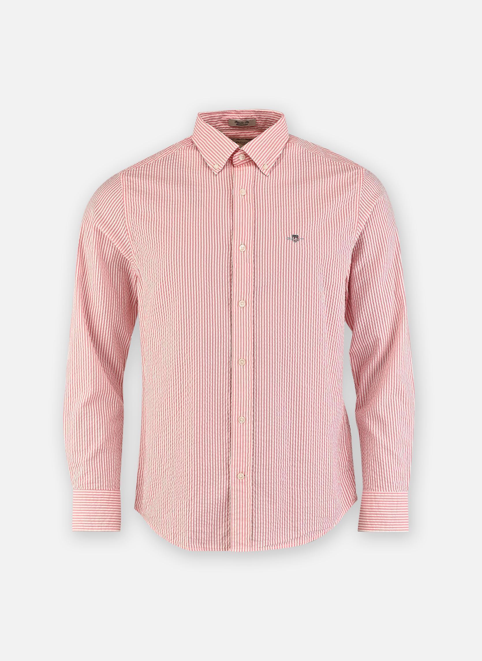Vêtements GANT Reg Seersucker Stripe Shirt pour Homme - vue 1