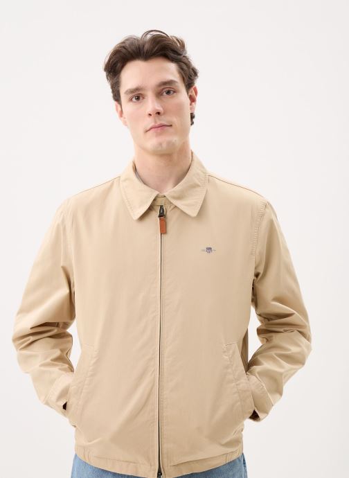 GANT Vestes Cotton Windcheater Jacket homme beige