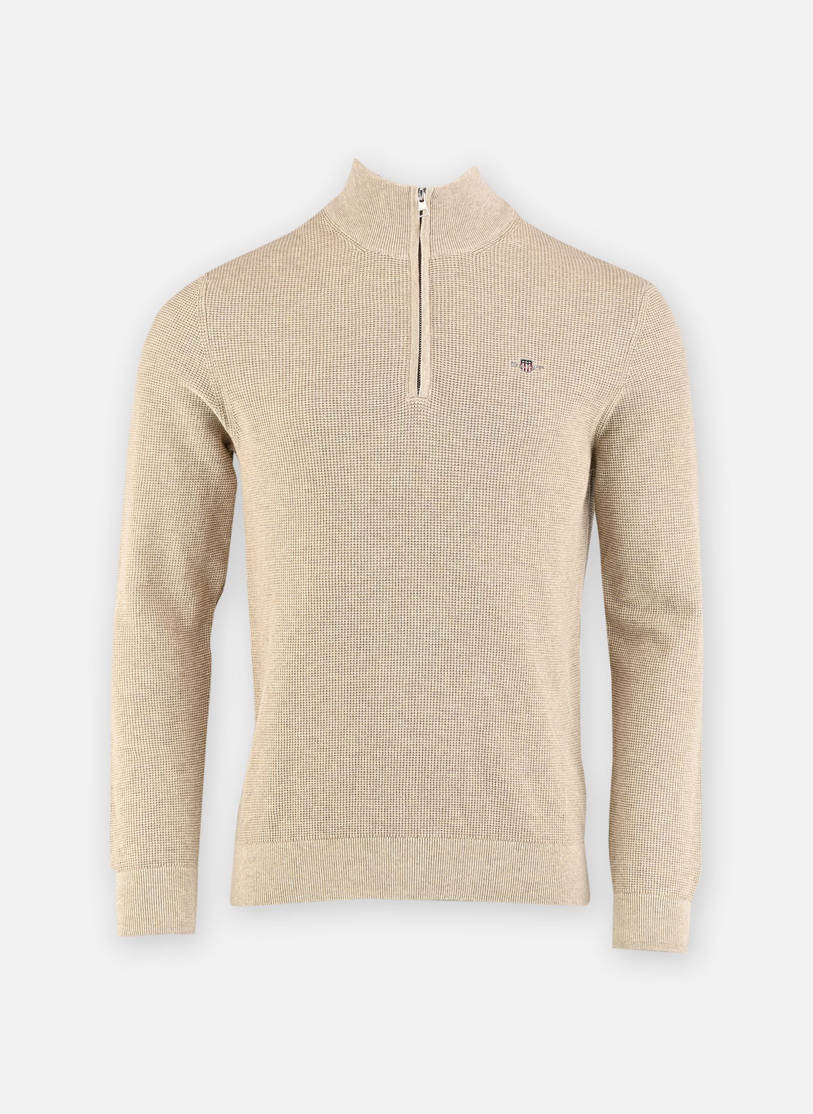 Vêtements GANT Micro Textured Cotton Half Zip pour Homme - vue 2