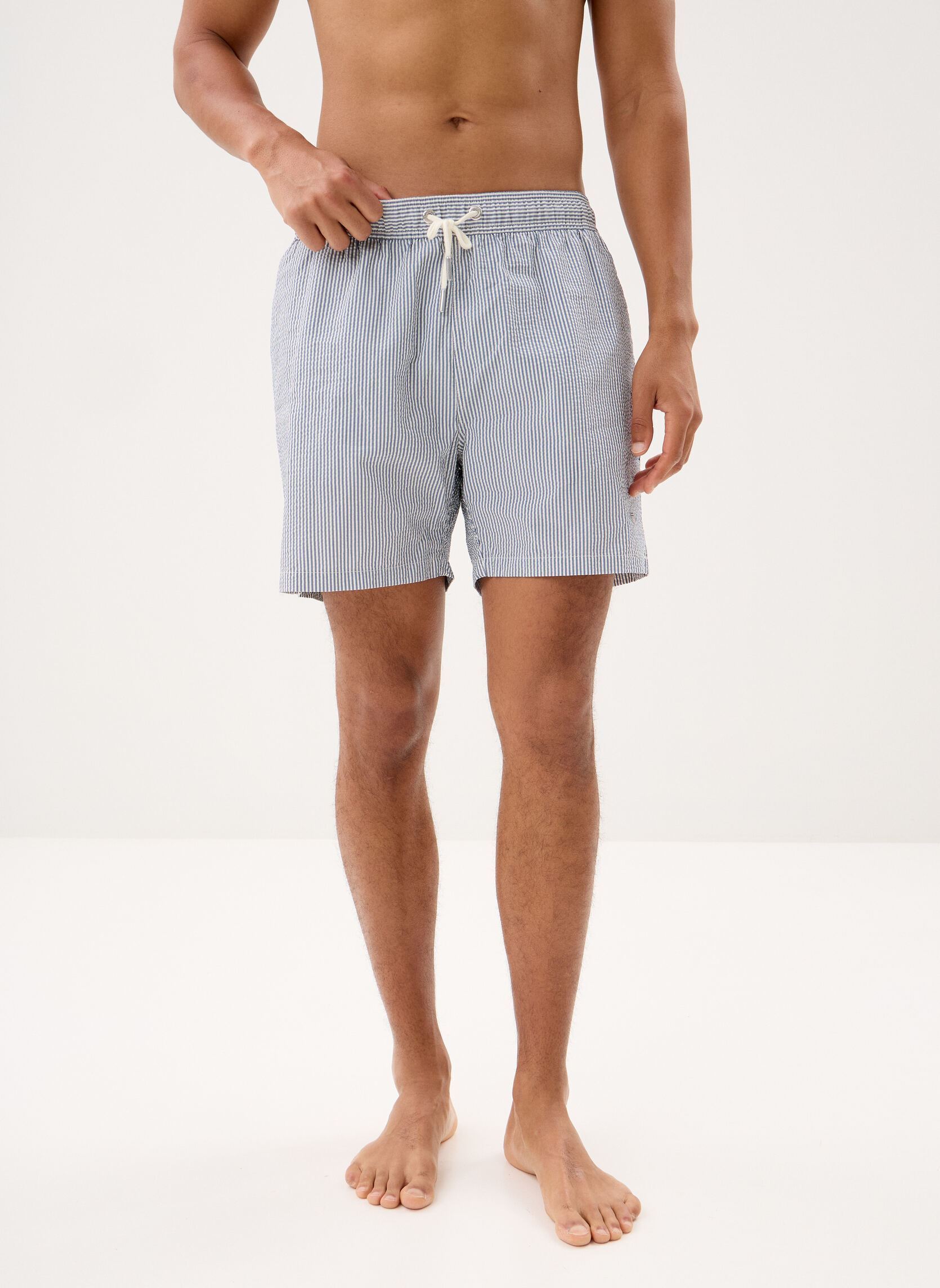 Vêtements GANT Striped Seersucker Swim Shorts pour