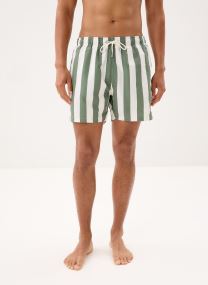 Zwemshorts Block Striped Swim Shorts heren roze