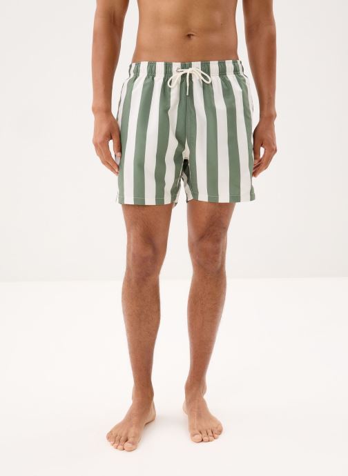 GANT Zwemshorts Block Striped Swim Shorts heren groen