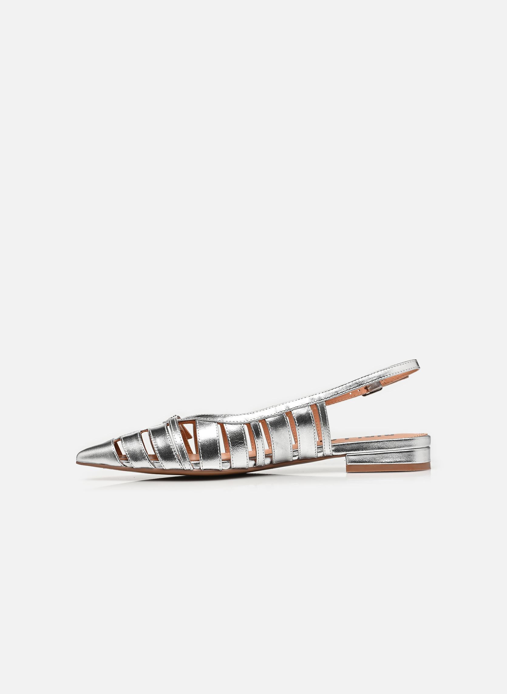 Klassische Ballerinas ALI FLAT damen silber Bibi Lou Klassische Ballerinas ALI FLAT damen silber Plata