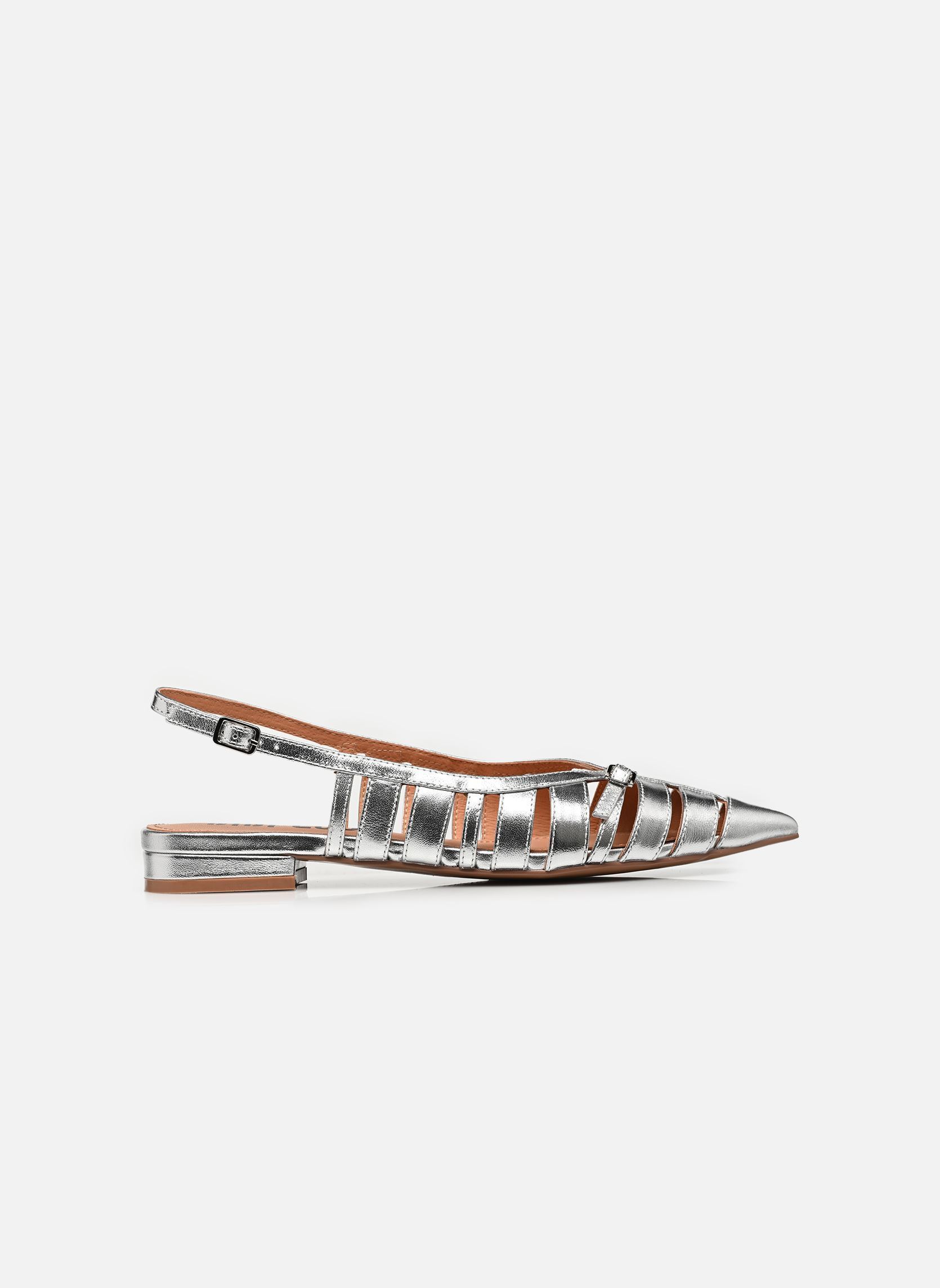 Klassische Ballerinas ALI FLAT damen silber Bibi Lou Klassische Ballerinas ALI FLAT damen silber Plata