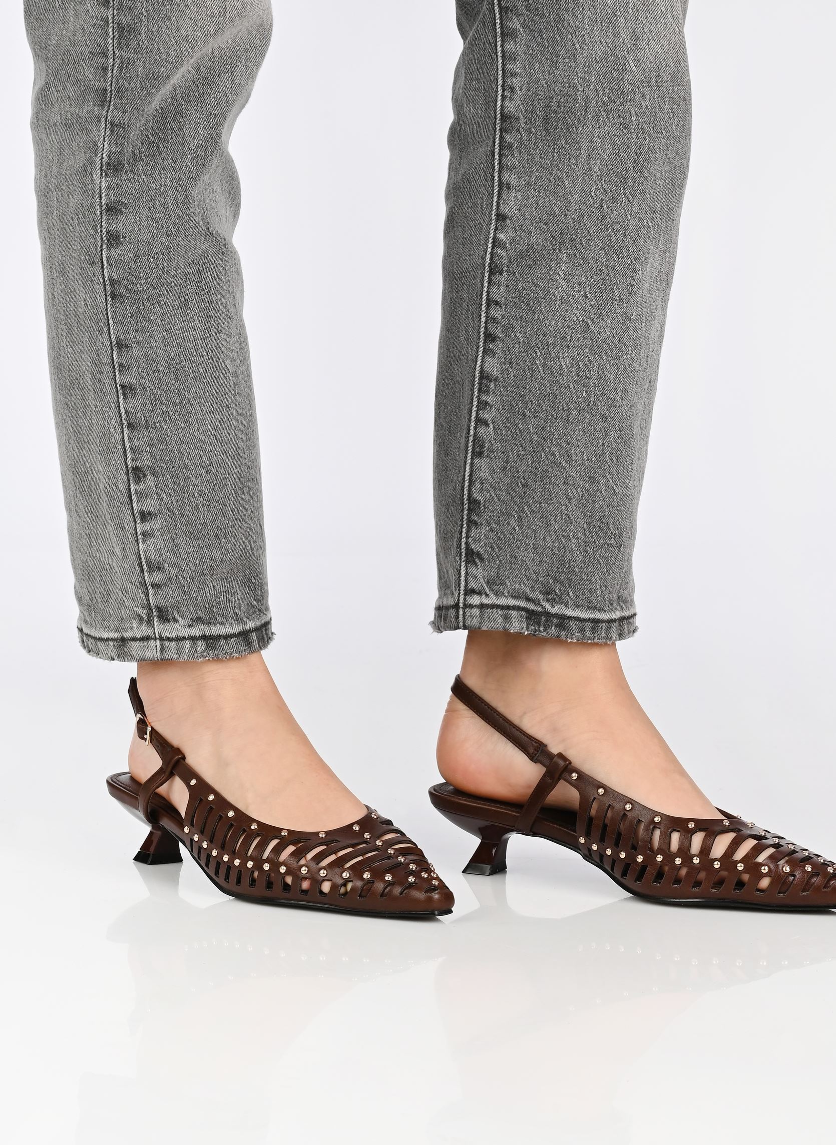 Slingback pumps SLING BACK BIBI LOU dames bruin Bibi Lou Slingback pumps SLING BACK BIBI LOU dames bruin marron