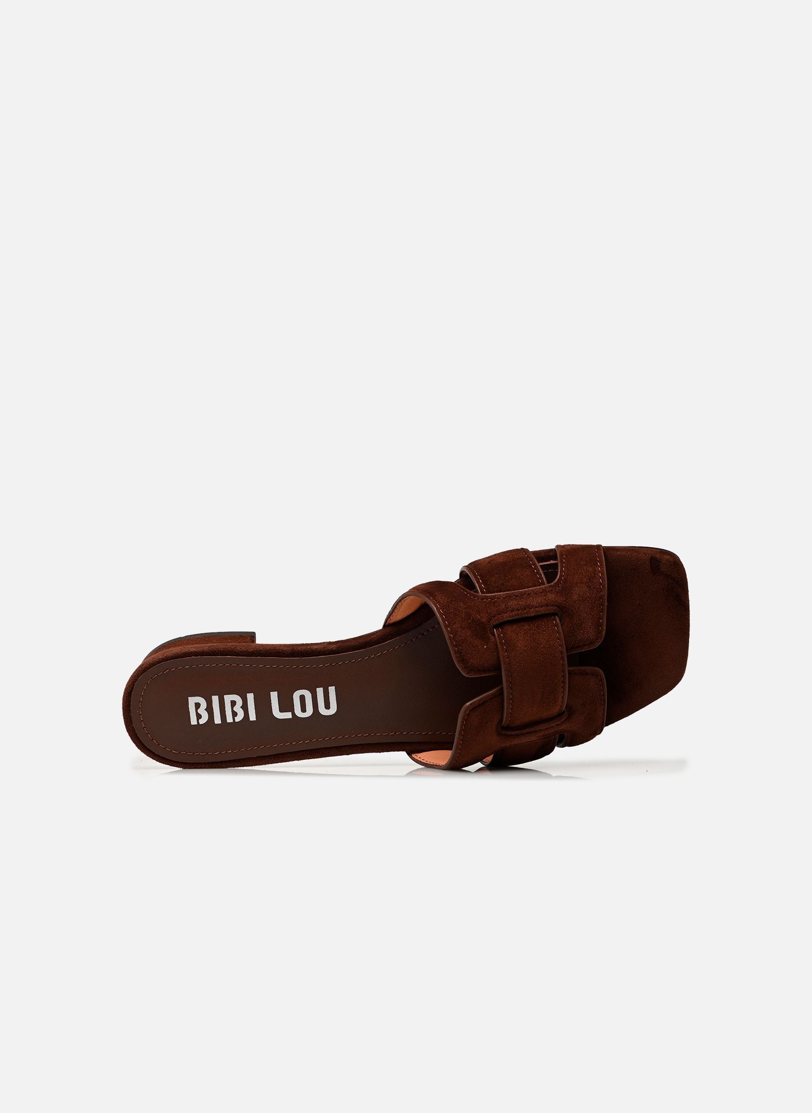 Mules et sabots HOLLY FLAT SANDAL femme marron Bibi Lou Mules et sabots HOLLY FLAT SANDAL femme marron MARRON