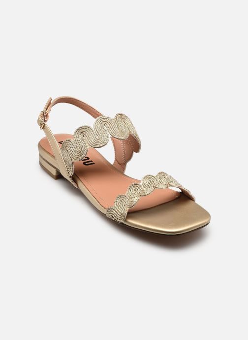 Bibi Lou Sandales SOLEN SANDAL femme or et bronze