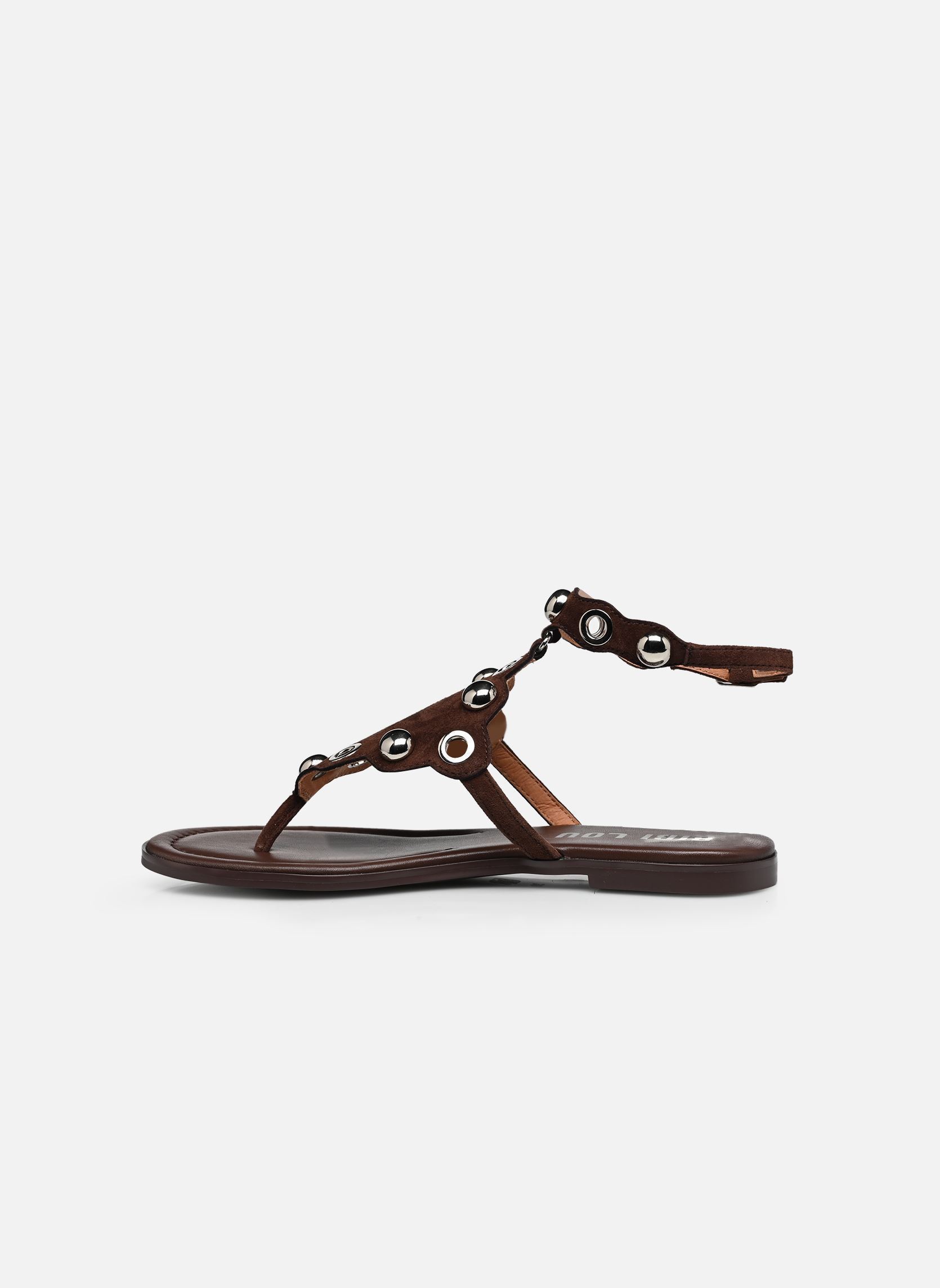 Flache Sandalen VIVIENNE FLAT SANDAL damen braun Bibi Lou Flache Sandalen VIVIENNE FLAT SANDAL damen braun marron