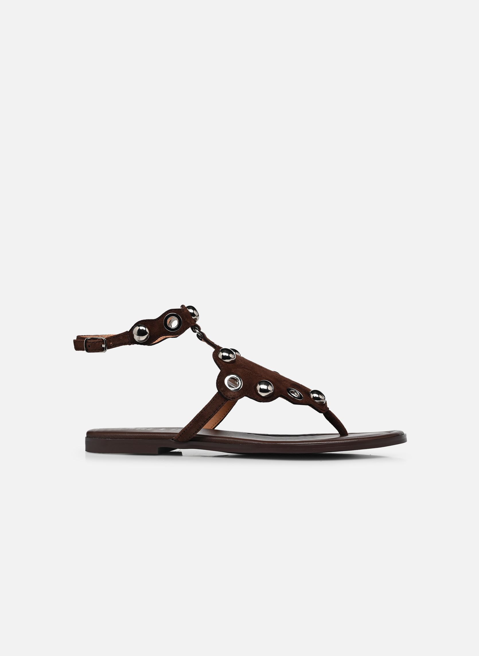 Flache Sandalen VIVIENNE FLAT SANDAL damen braun Bibi Lou Flache Sandalen VIVIENNE FLAT SANDAL damen braun marron