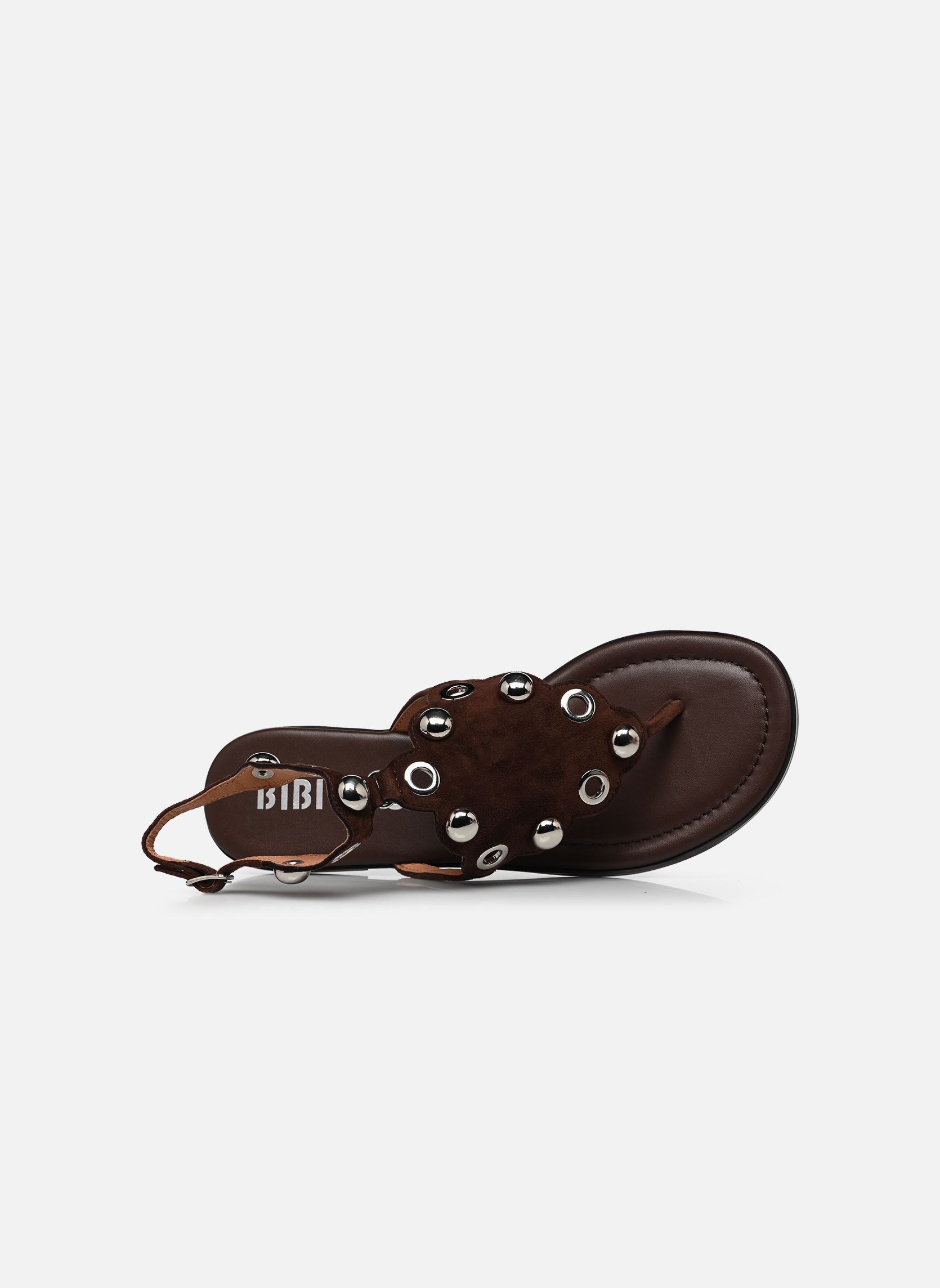 Flache Sandalen VIVIENNE FLAT SANDAL damen braun Bibi Lou Flache Sandalen VIVIENNE FLAT SANDAL damen braun marron