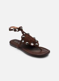 Flache Sandalen VIVIENNE FLAT SANDAL damen braun Bibi Lou Flache Sandalen VIVIENNE FLAT SANDAL damen braun marron