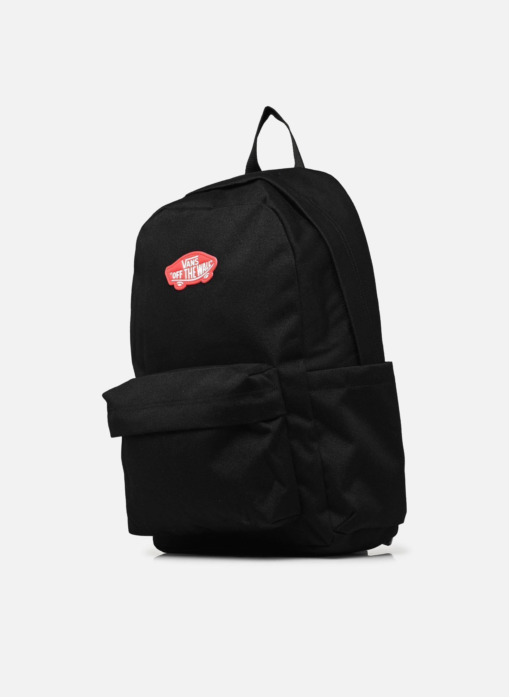 schooltassen Old Skool Grom Backpack Black/Chili Pepp meisjes zwart Vans schooltassen Old Skool Grom Backpack Black/Chili Pepp meisjes zwart BLACK