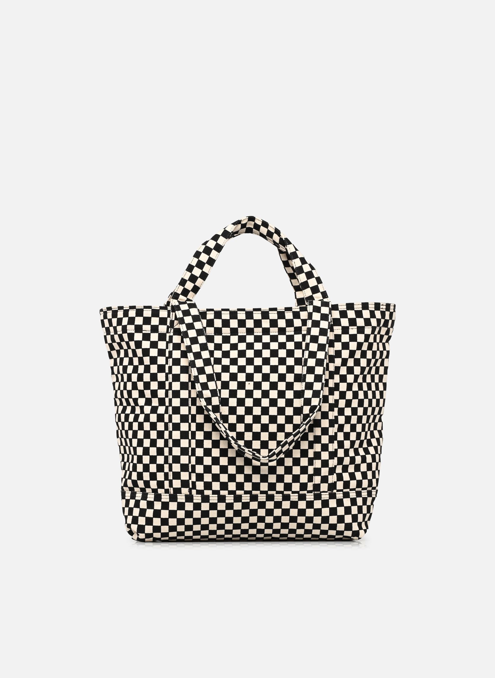 Cabas WM TELL ALL ZIP TOTE CHECKERBOARD femme noir Vans Cabas WM TELL ALL ZIP TOTE CHECKERBOARD femme noir BLACK
