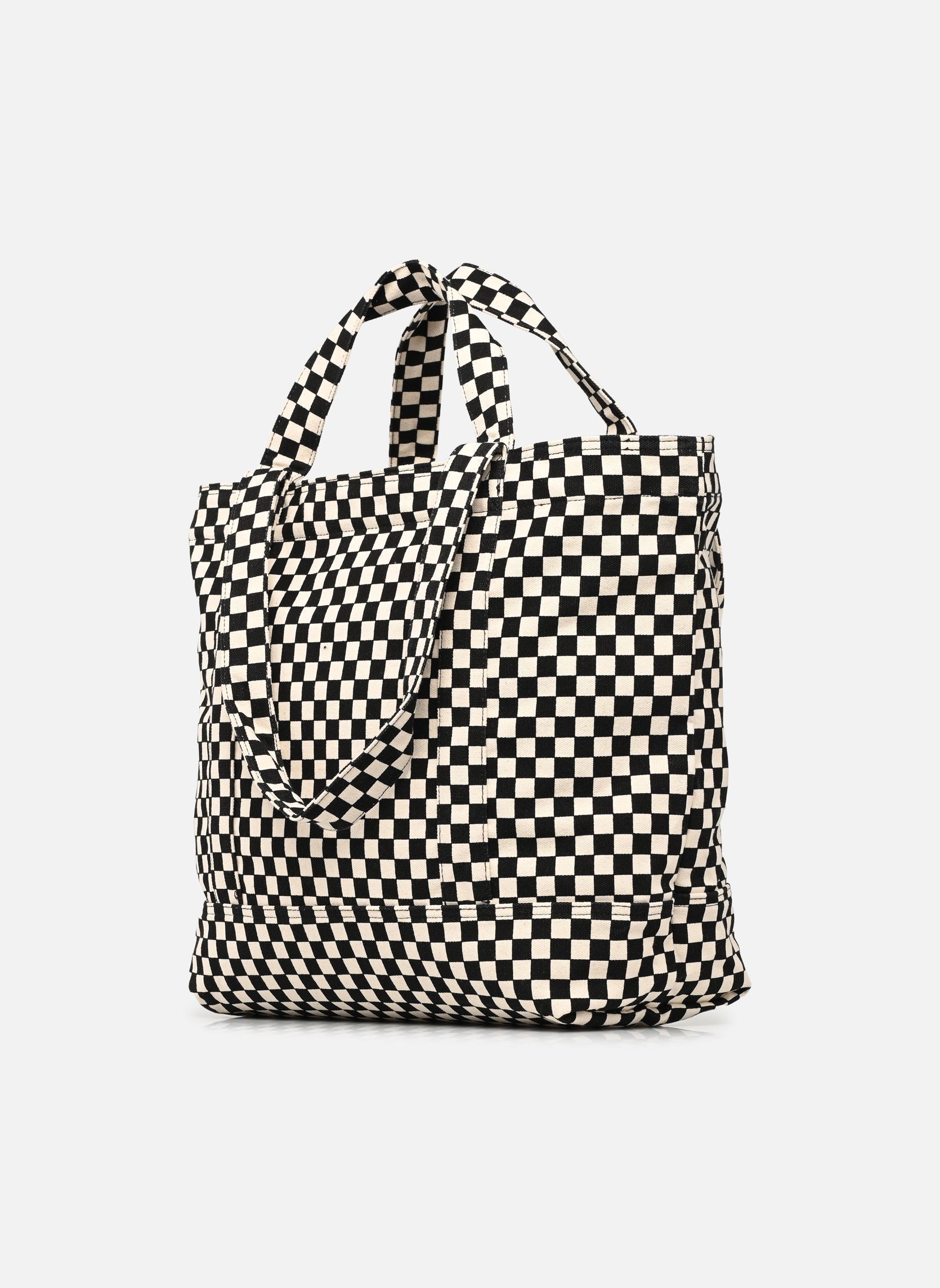 Cabas WM TELL ALL ZIP TOTE CHECKERBOARD femme noir Vans Cabas WM TELL ALL ZIP TOTE CHECKERBOARD femme noir BLACK