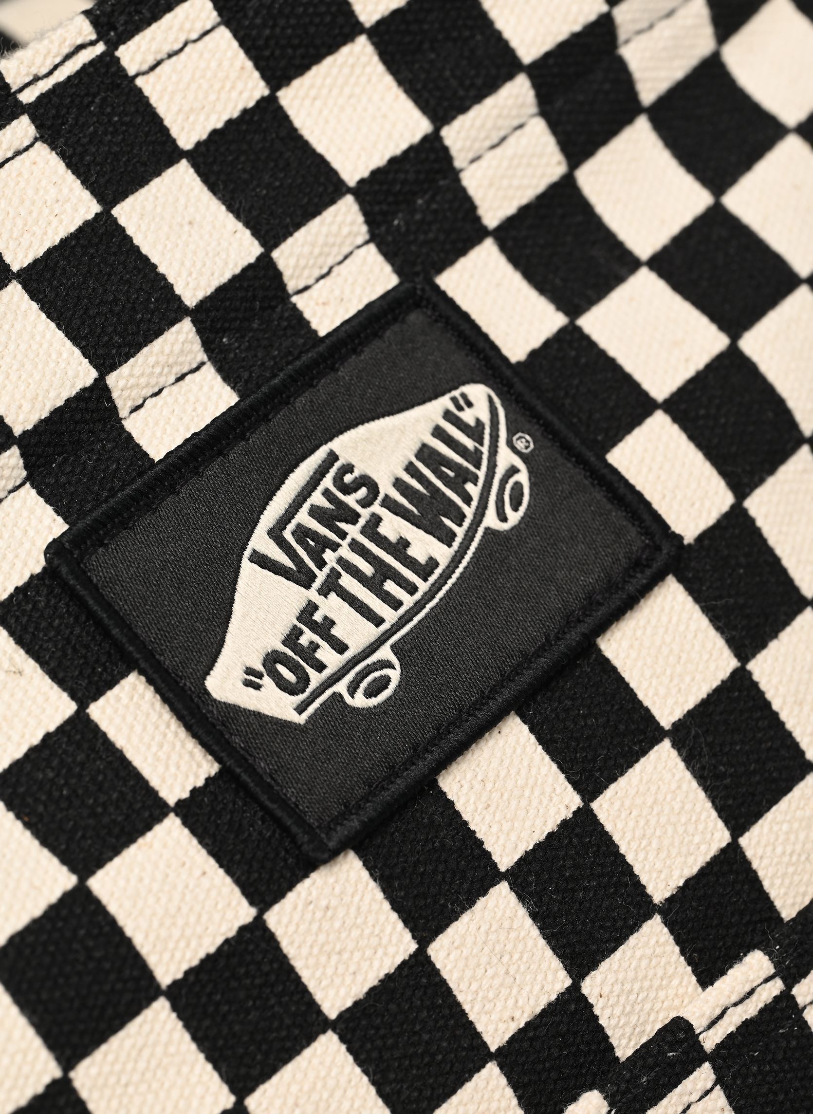 Cabas WM TELL ALL ZIP TOTE CHECKERBOARD femme noir Vans Cabas WM TELL ALL ZIP TOTE CHECKERBOARD femme noir BLACK