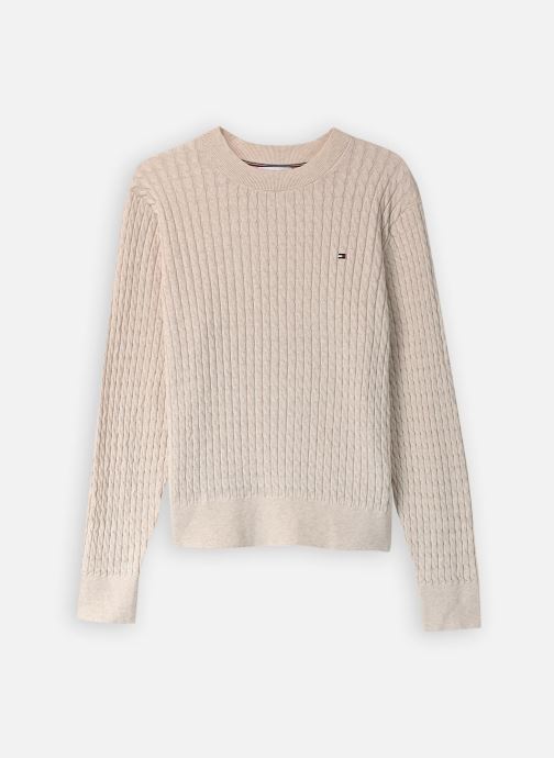 Tommy Hilfiger Pulls Co Cable Fine Gg C-Nk Ls Sweater femme blanc
