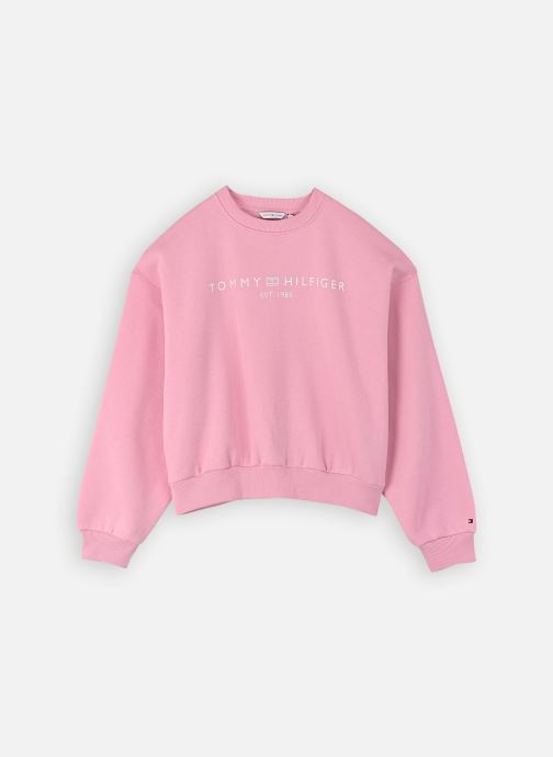 Tommy Hilfiger Sweater Ext Corp Logo Mdrn Swtsrt dames roze