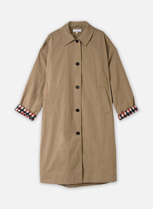 Tommy Hilfiger Vestes Cotton Coat femme marron